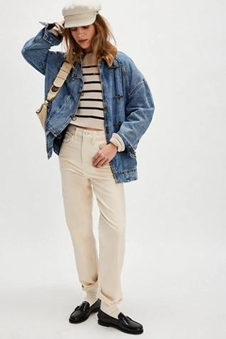 Levi's Ribcage Straight Ankle Corduroy Jeans Product Image