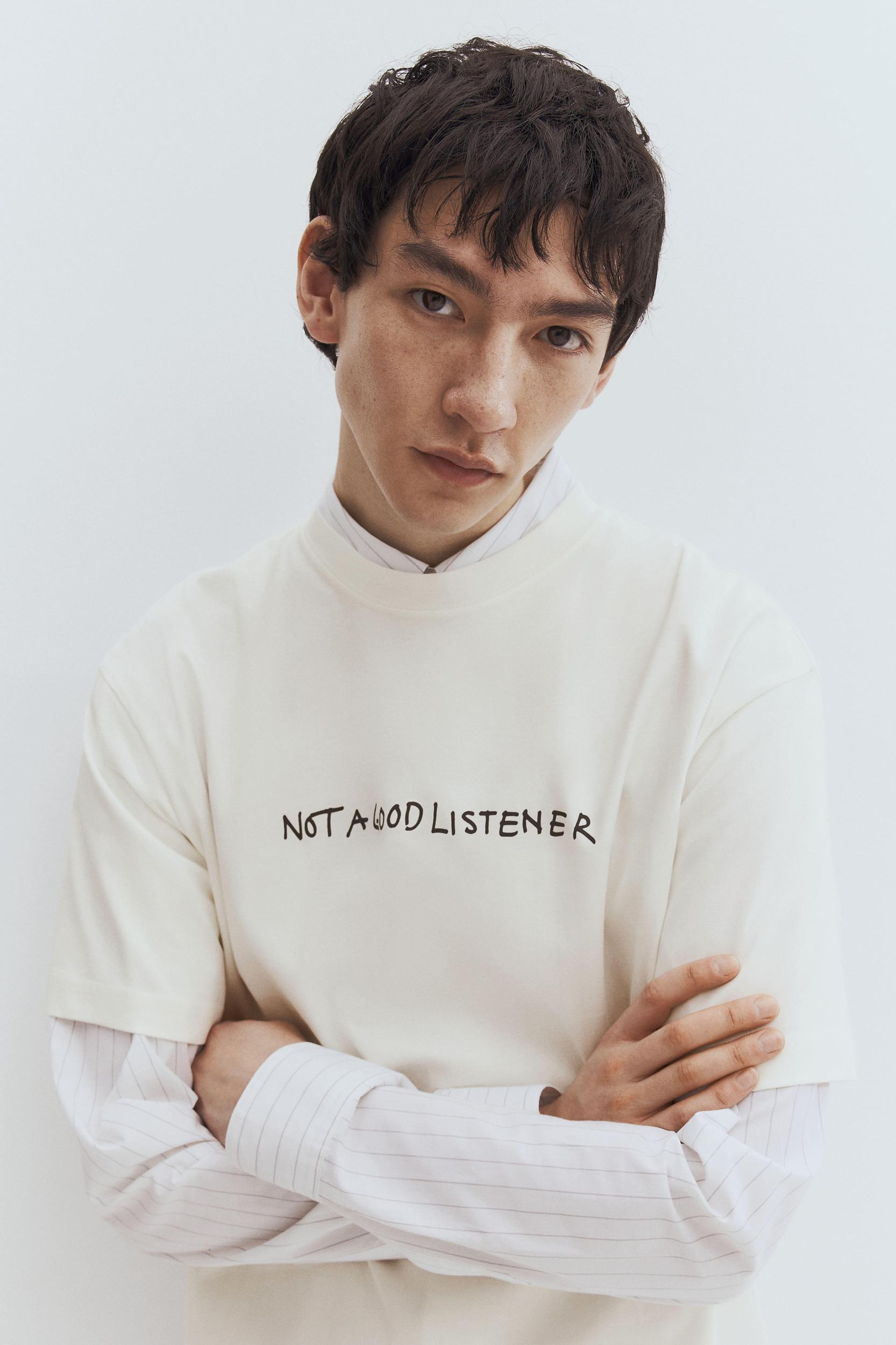 Loose Fit Printed T-shirt Product Image