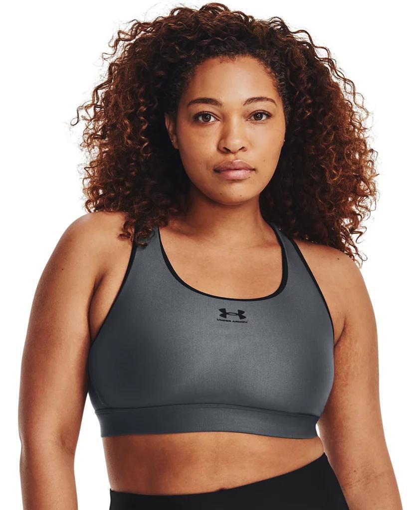 HeatGear Mid Womens Padless Sports Bra Product Image