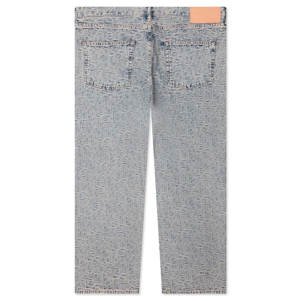 Monogram Pants - Blue/Beige Male Product Image