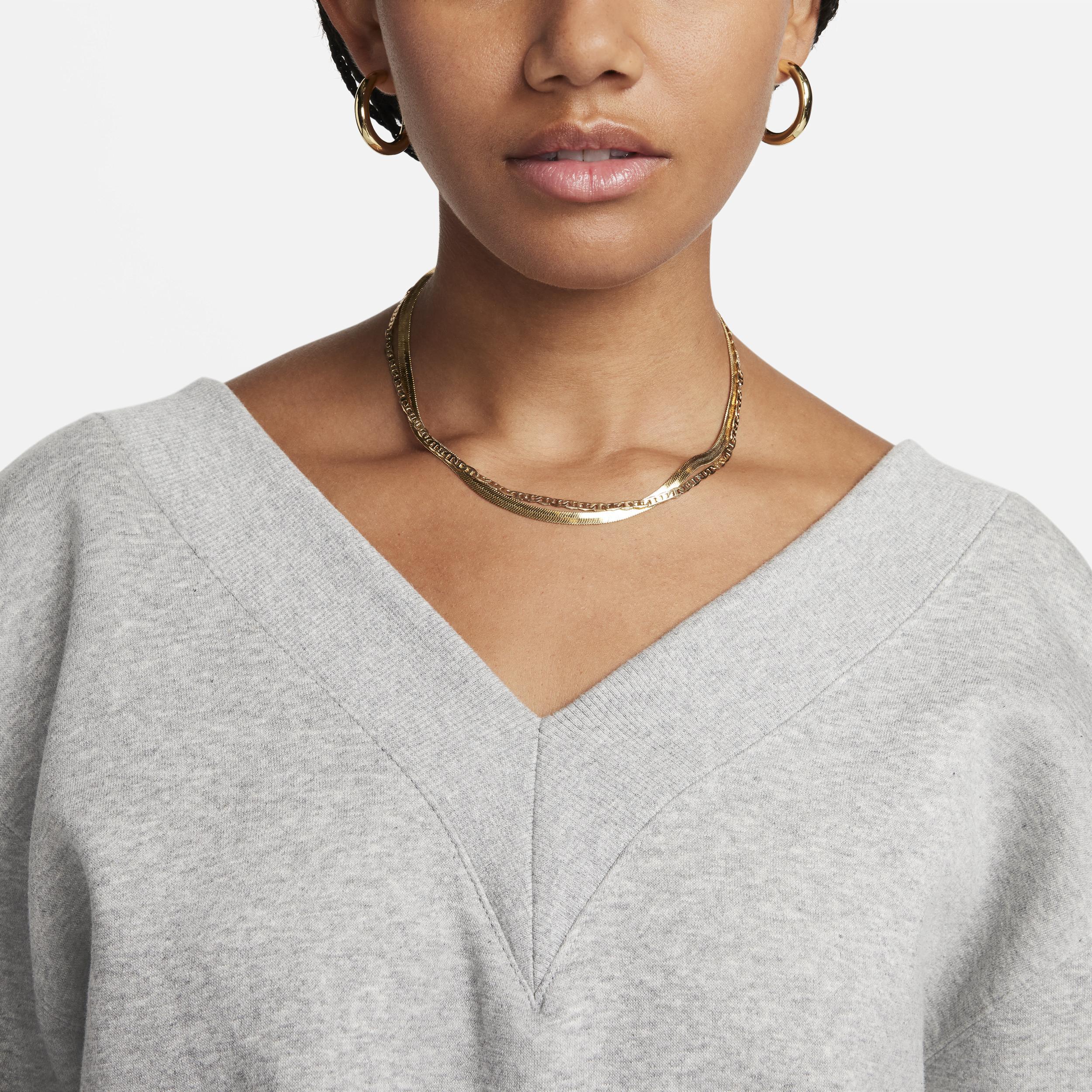 Nike Sportswear Phoenix Fleece Women's Oversized V-Neck Sweatshirt Product Image