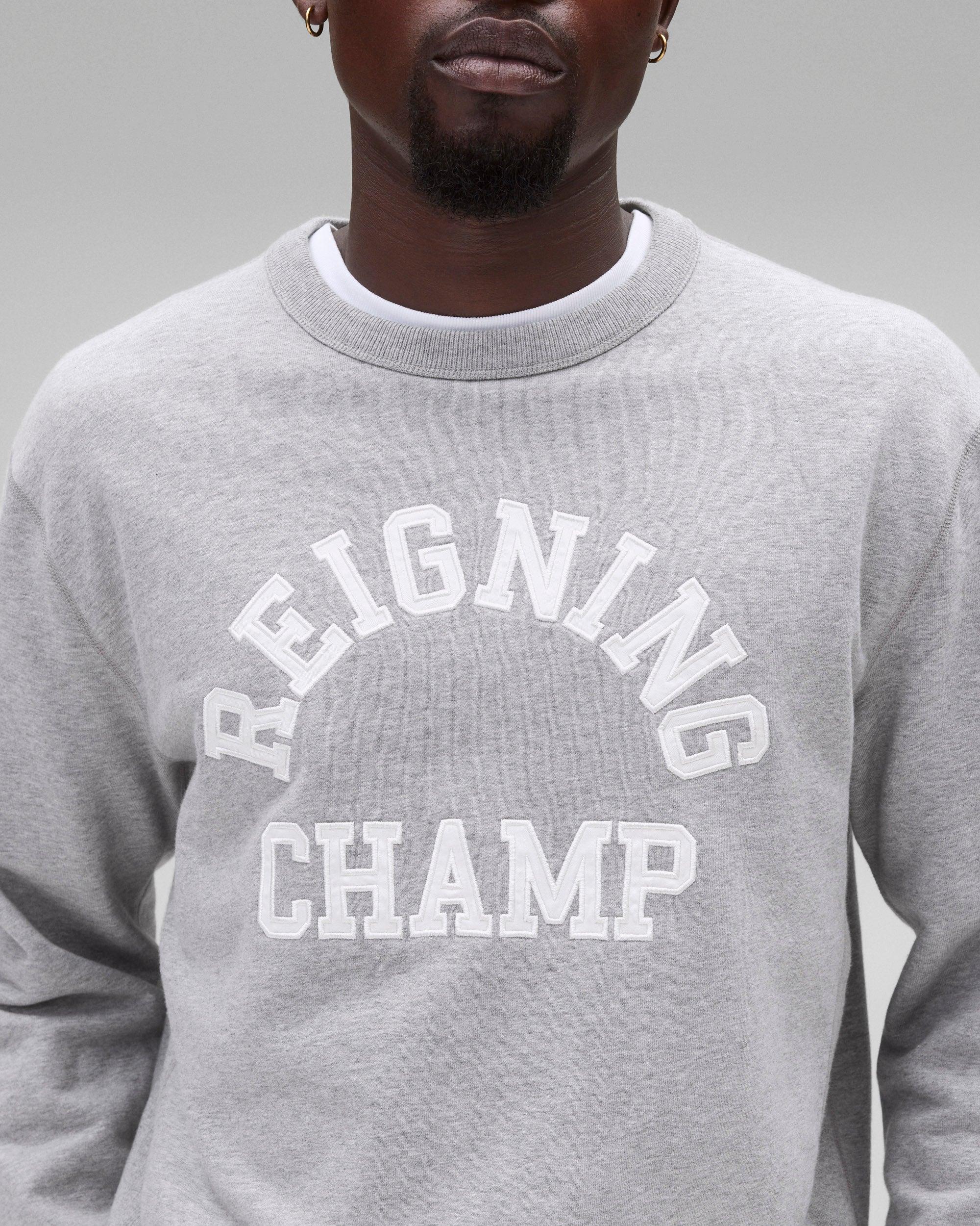 Midweight Terry Arch Logo Standard Crewneck Male Product Image