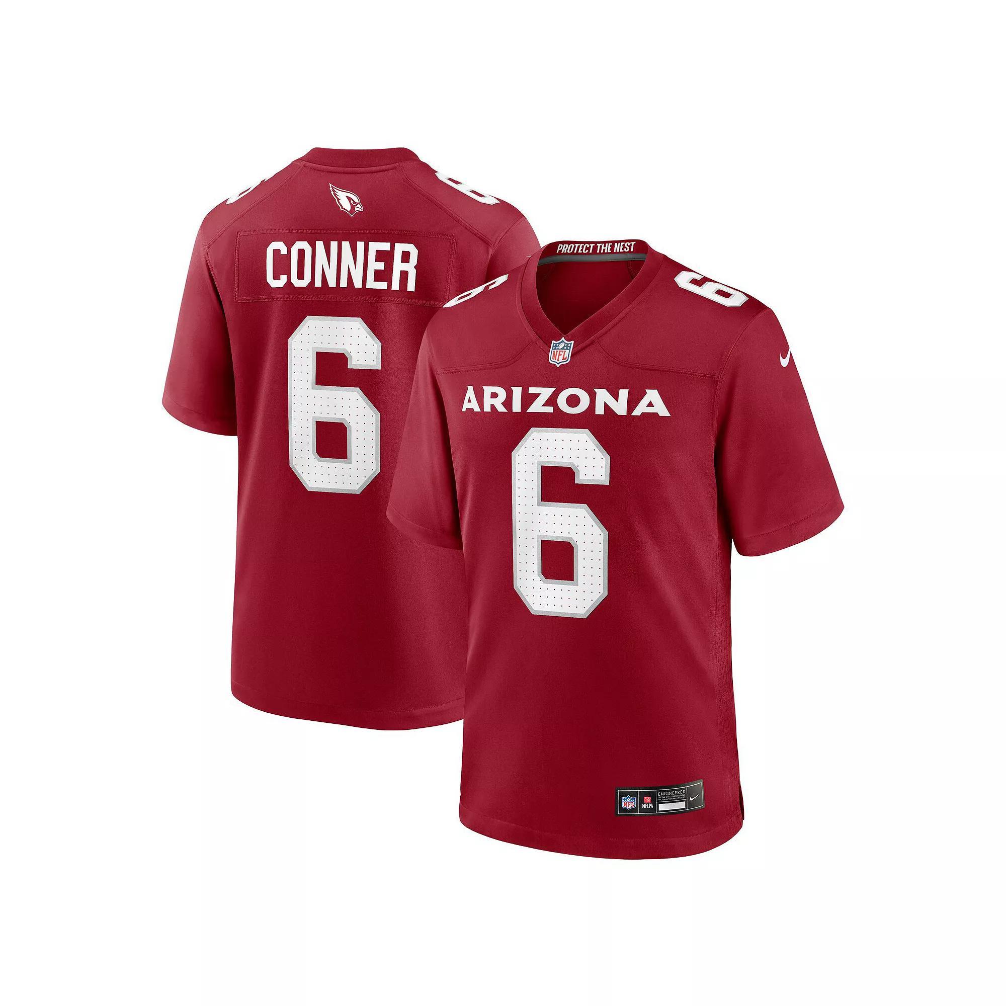 Men's Nike James Conner Cardinal Arizona Cardinals Home Game Jersey, Size: Medium, Red Product Image