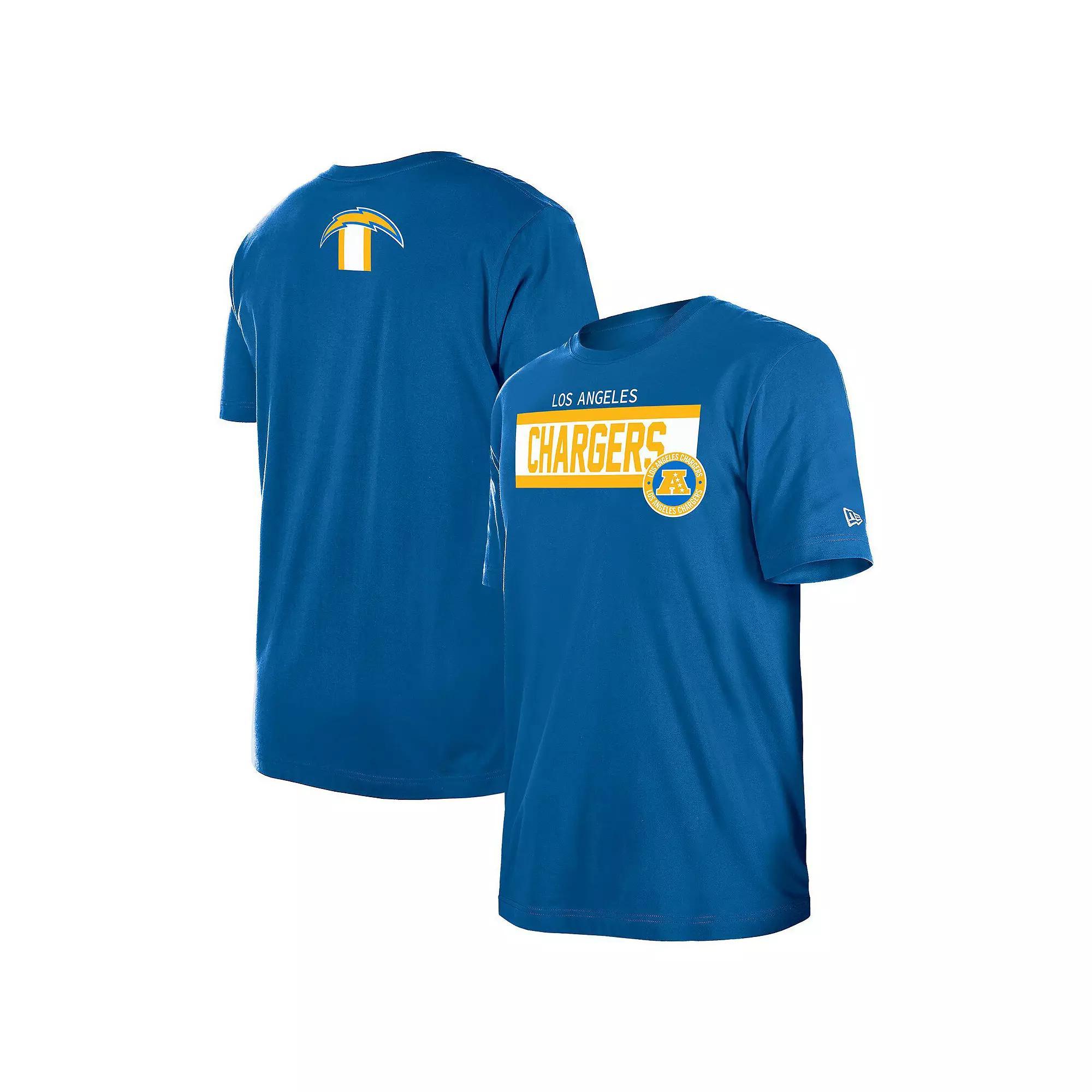 Men's New Era  Blue Los Angeles Chargers 3rd Down Domestic T-Shirt, Size: Small Product Image