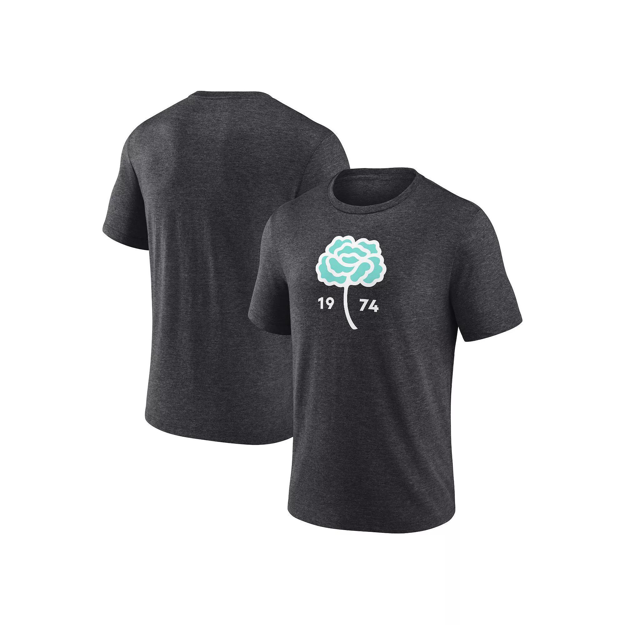 Men's Fanatics Branded Heather Charcoal Seattle Sounders FC Distressed Carnation Tri-Blend T-Shirt, Size: 2XL Product Image