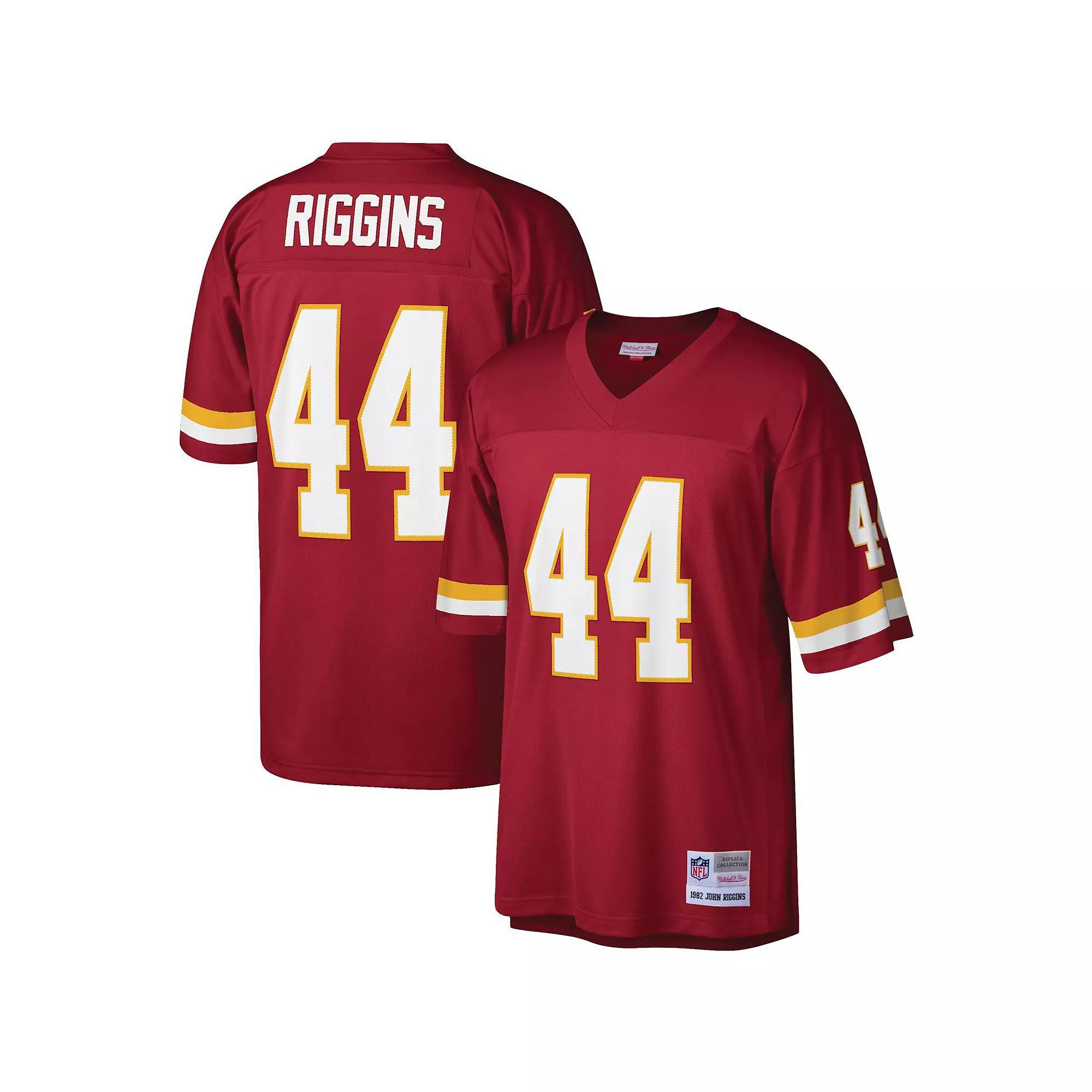Mens Mitchell & Ness John Riggins Burgundy Washington Football Team Legacy Replica Jersey Product Image