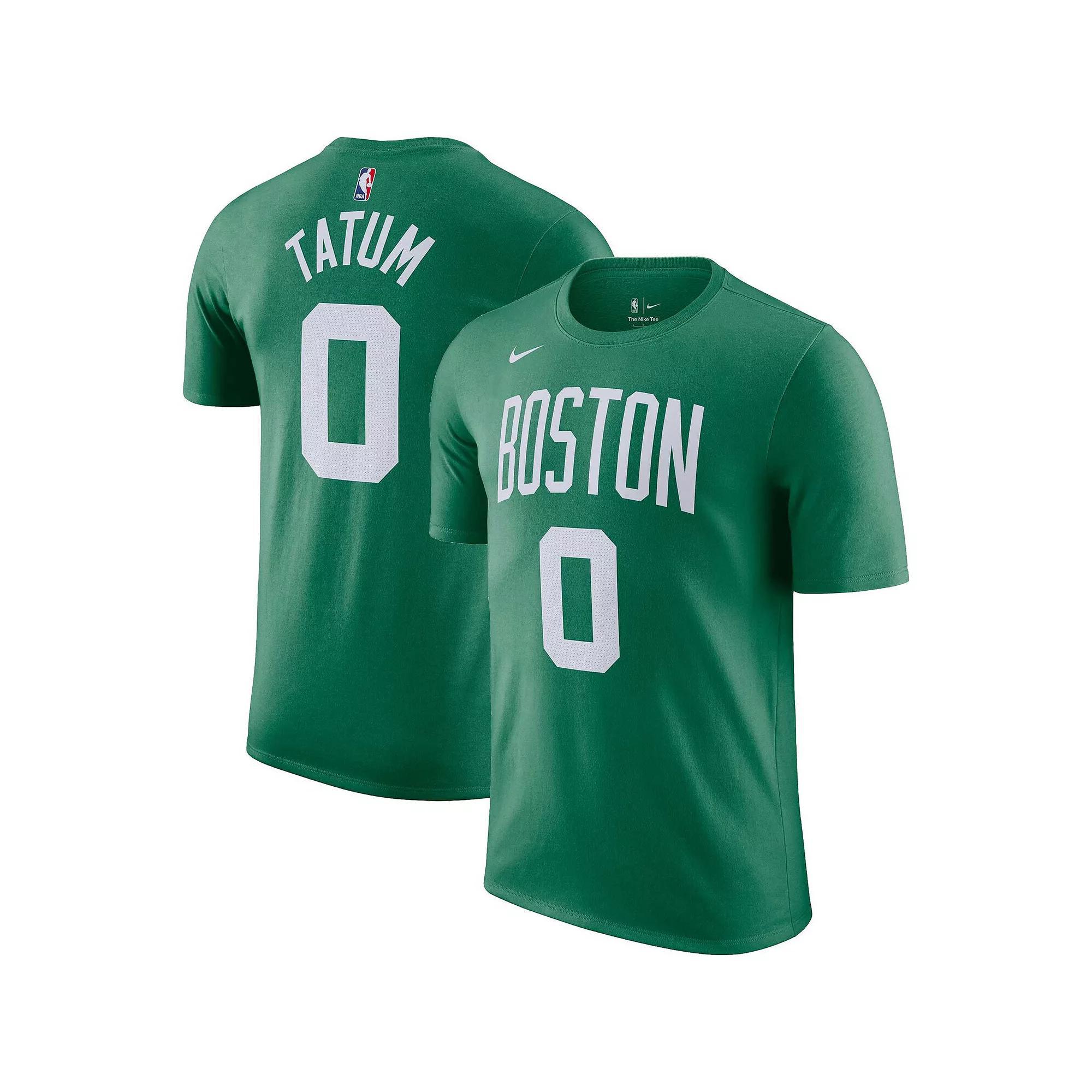 Men's Nike Jaylen Brown Kelly Green Boston Celtics Icon 2022/23 Name & Number T-Shirt, Size: Medium Product Image