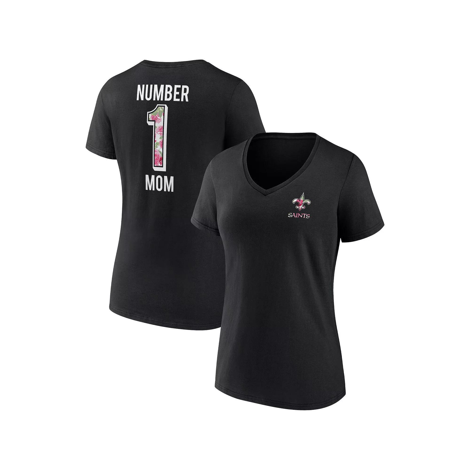 Women's Fanatics Branded Deep Sea Blue Seattle Kraken Team Mother's Day V-Neck T-Shirt, Size: Small, Krk Blue Product Image