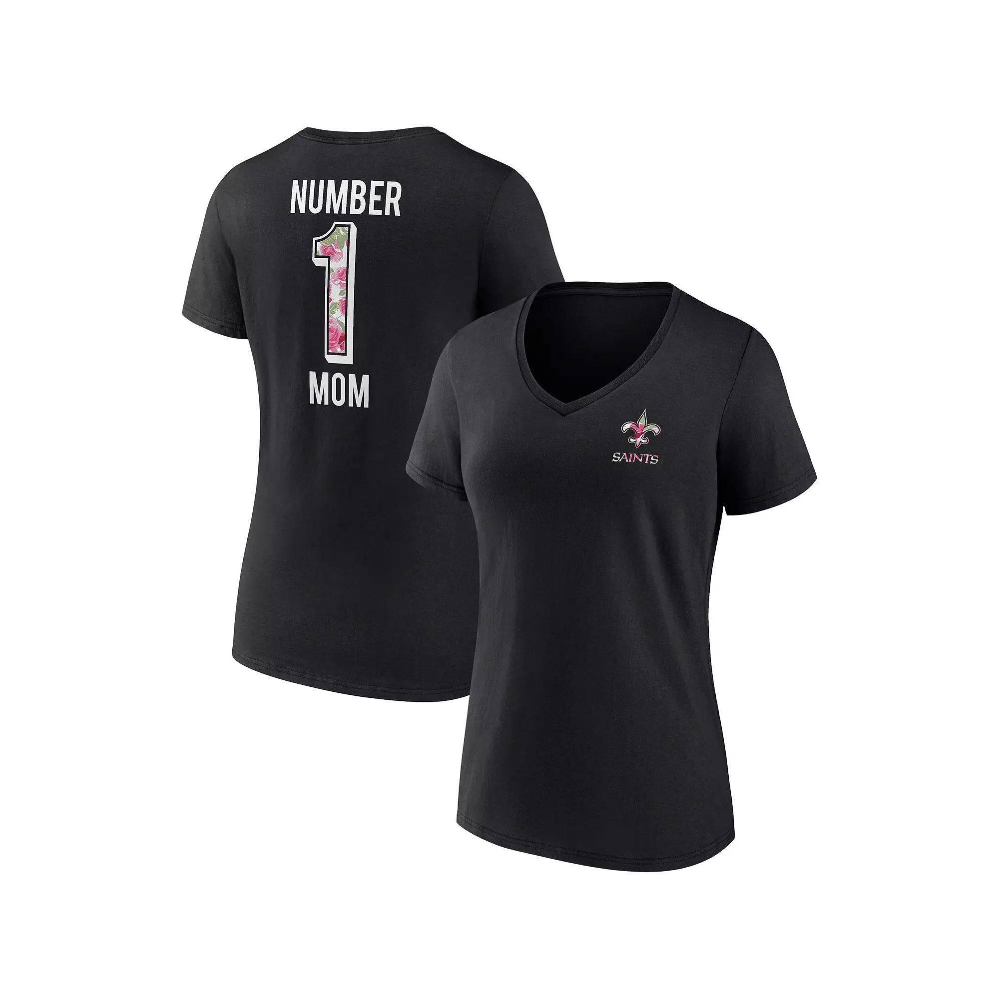 Women's Fanatics Branded Deep Sea Blue Seattle Kraken Team Mother's Day V-Neck T-Shirt, Size: Small, Krk Blue Product Image