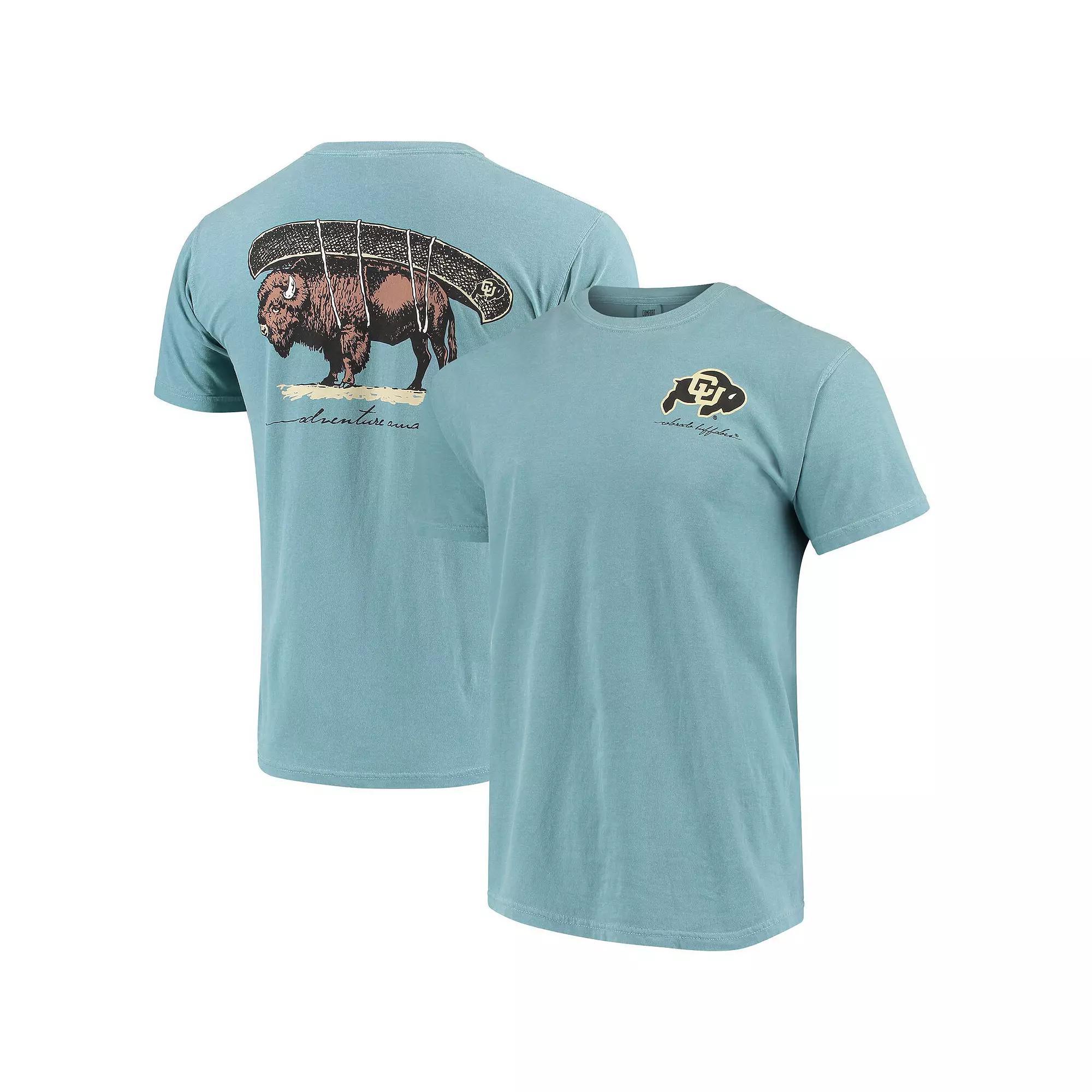 Mens Colorado Buffaloes Canoe Local Comfort Colors T-Shirt Product Image