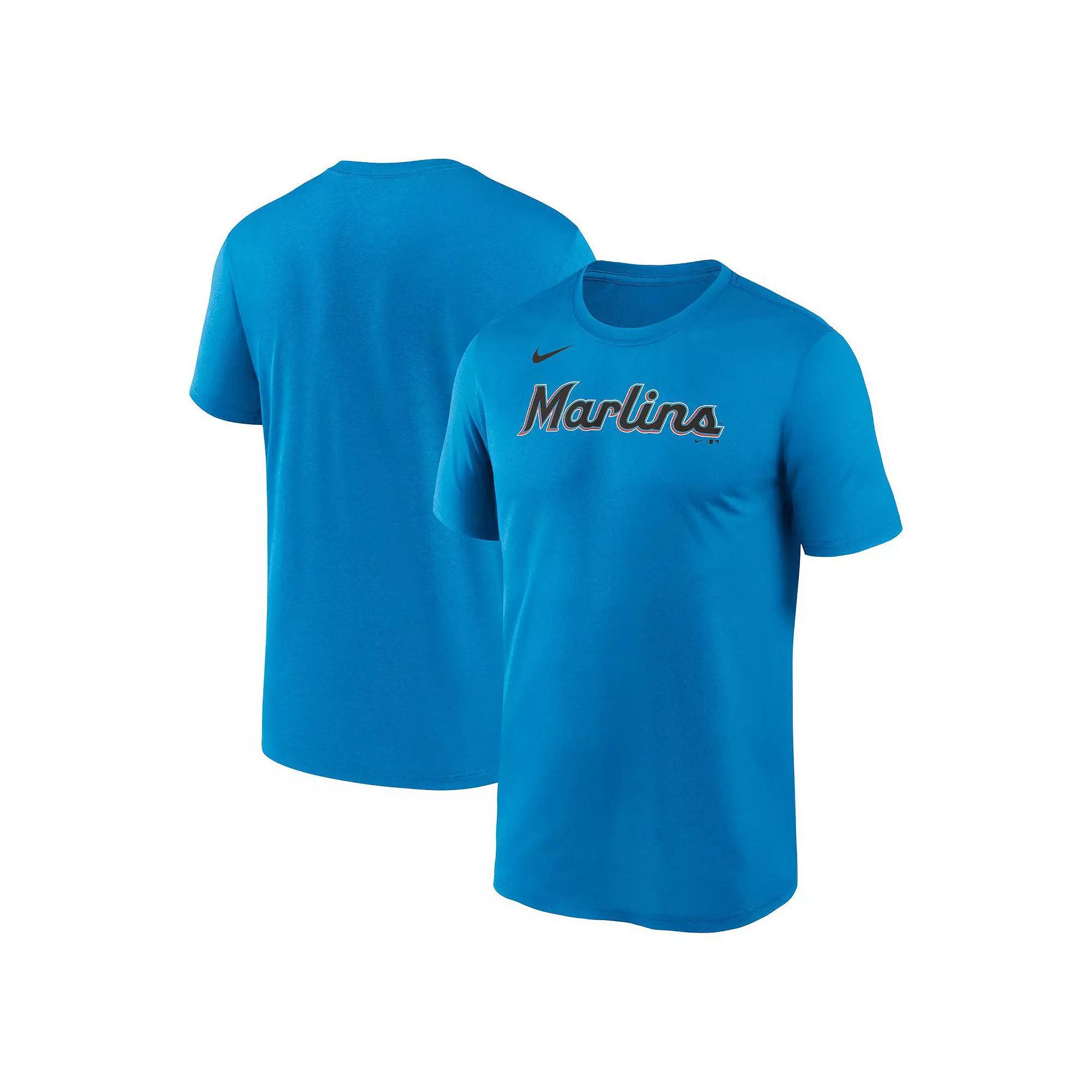 Men's Nike Navy Milwaukee Brewers New Legend Wordmark T-Shirt, Size: Medium, Blue Product Image
