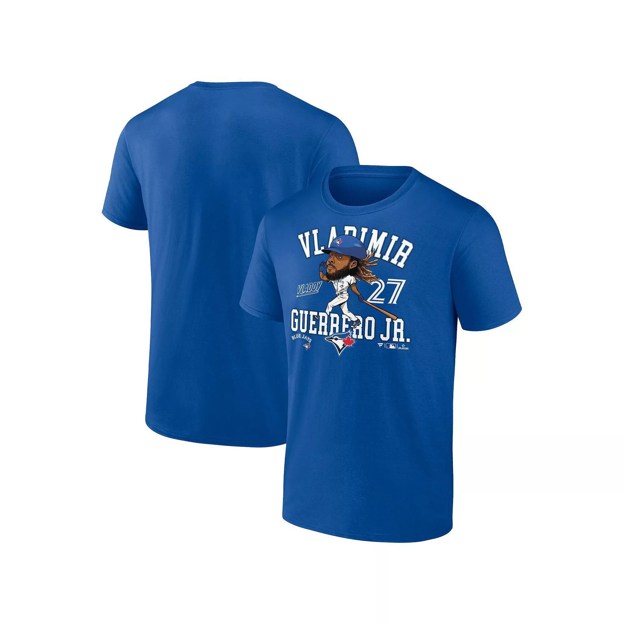 Men's Fanatics Vladimir Guerrero Jr. Royal Toronto Blue Jays Hometown Caricature T-Shirt, Size: Small, Jay Blue Product Image