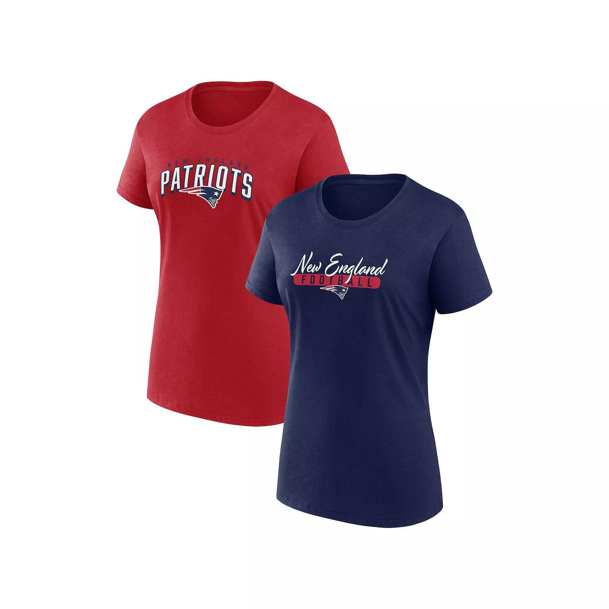 Women's Fanatics Red Carolina Hurricanes V-Neck T-Shirt, Size: Large Product Image