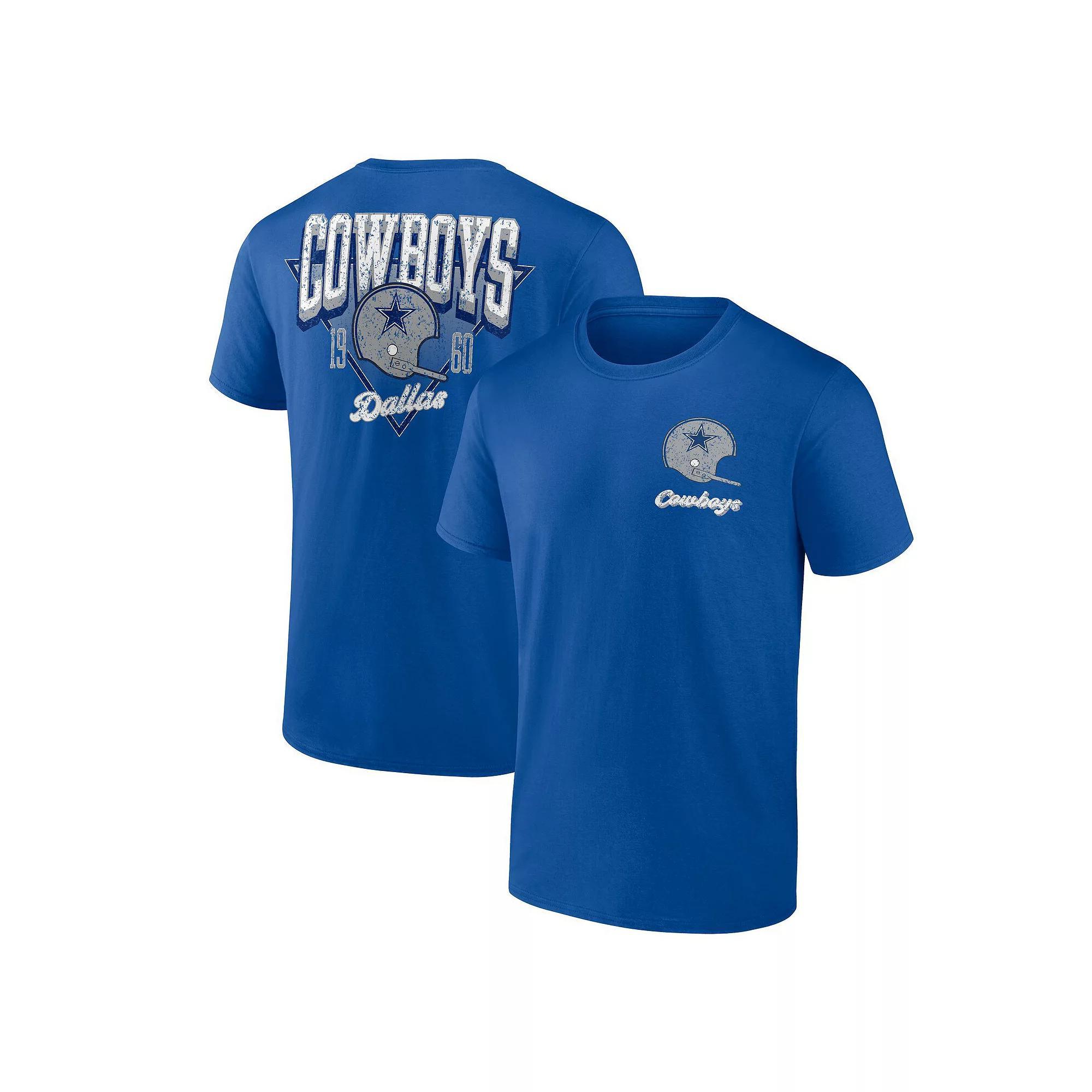 Men's Fanatics Royal Dallas Cowboys Never Over T-Shirt, Size: Small, Blue Product Image