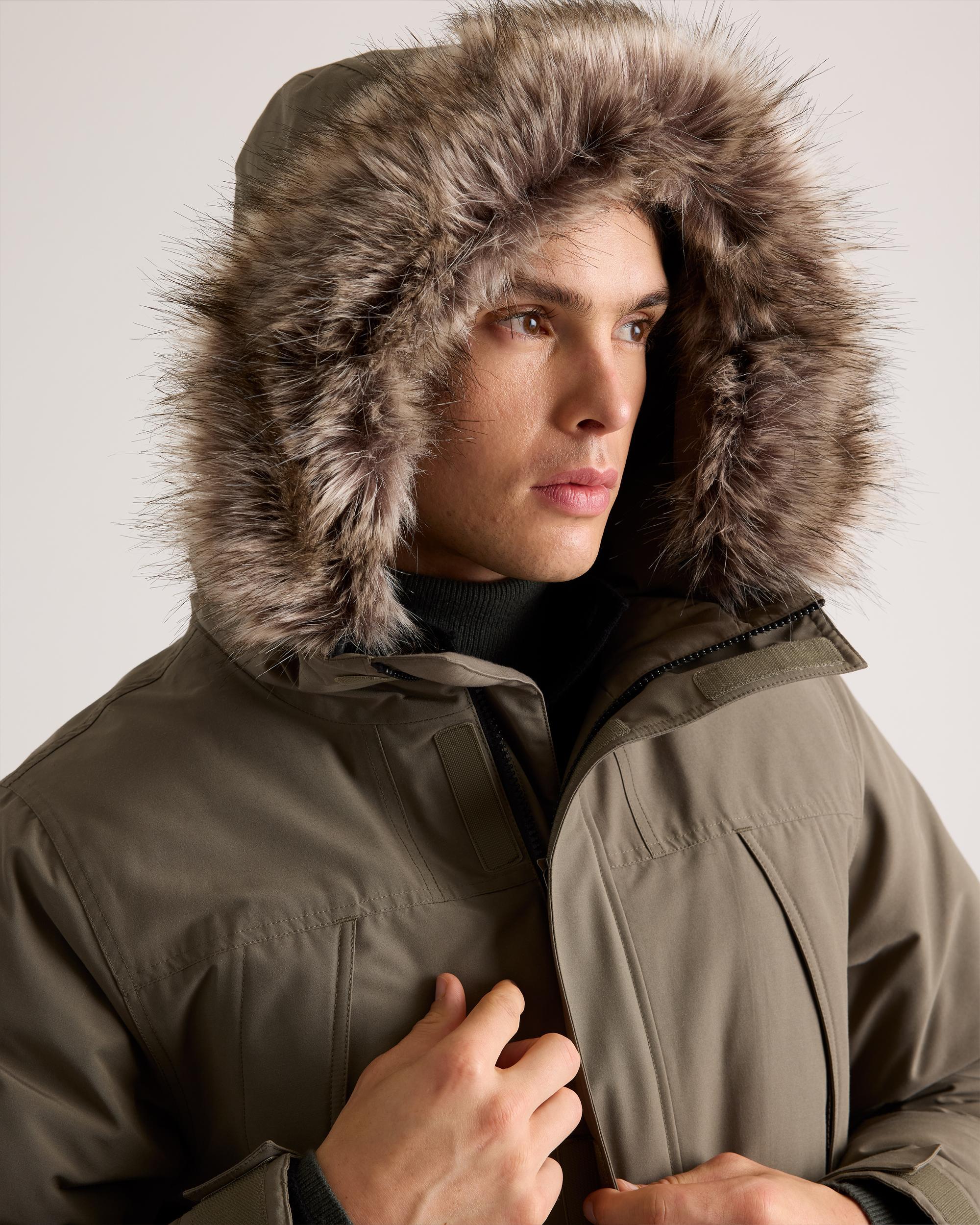 Quince | Men's Responsible Down Hooded Parka Size XL, Recycled Polyester Product Image