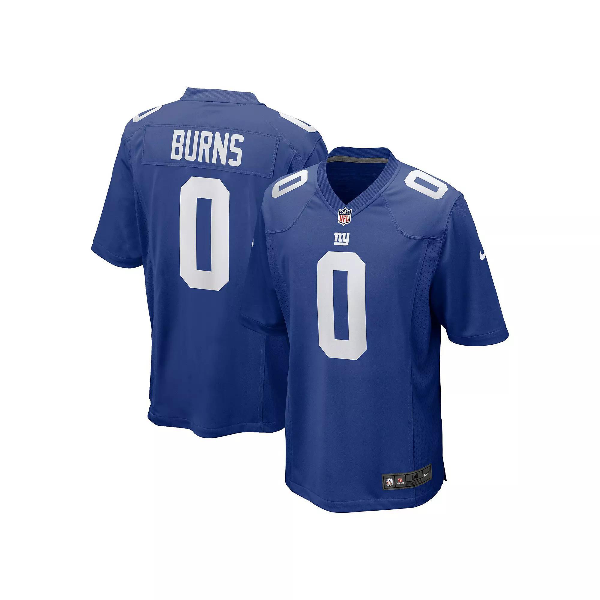 Men's Nike Brian Burns Royal New York Giants Game Player Jersey, Size: Small, Blue Product Image