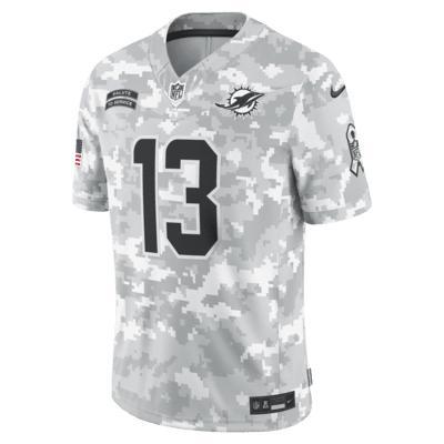 Mens Nike Dan Marino Arctic Camo Miami Dolphins 2024 Salute to Service Retired Player Limited Jersey Product Image