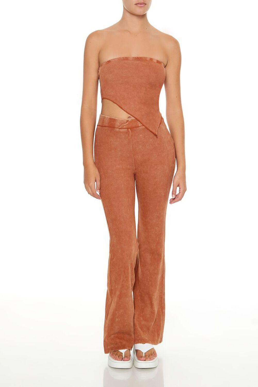 Mineral Wash Tube Crop Top | Forever 21 Product Image