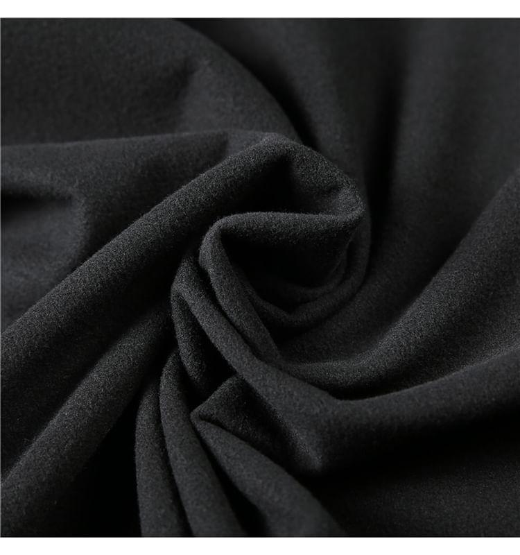 Plain Blazer / V-Neck Plain Button-Up Vest / High Waist Straight Leg Dress Pants / Set Product Image