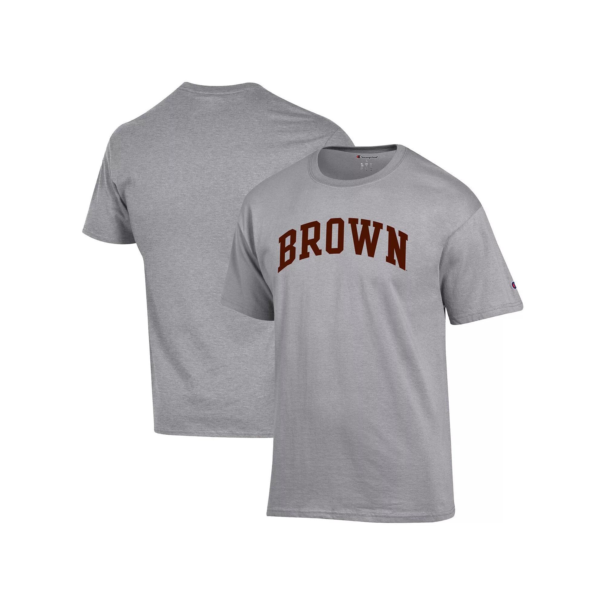 Men's Champion  Heather Gray Brown Bears Basic Arch T-Shirt, Size: XL, Nc2 Grey Product Image