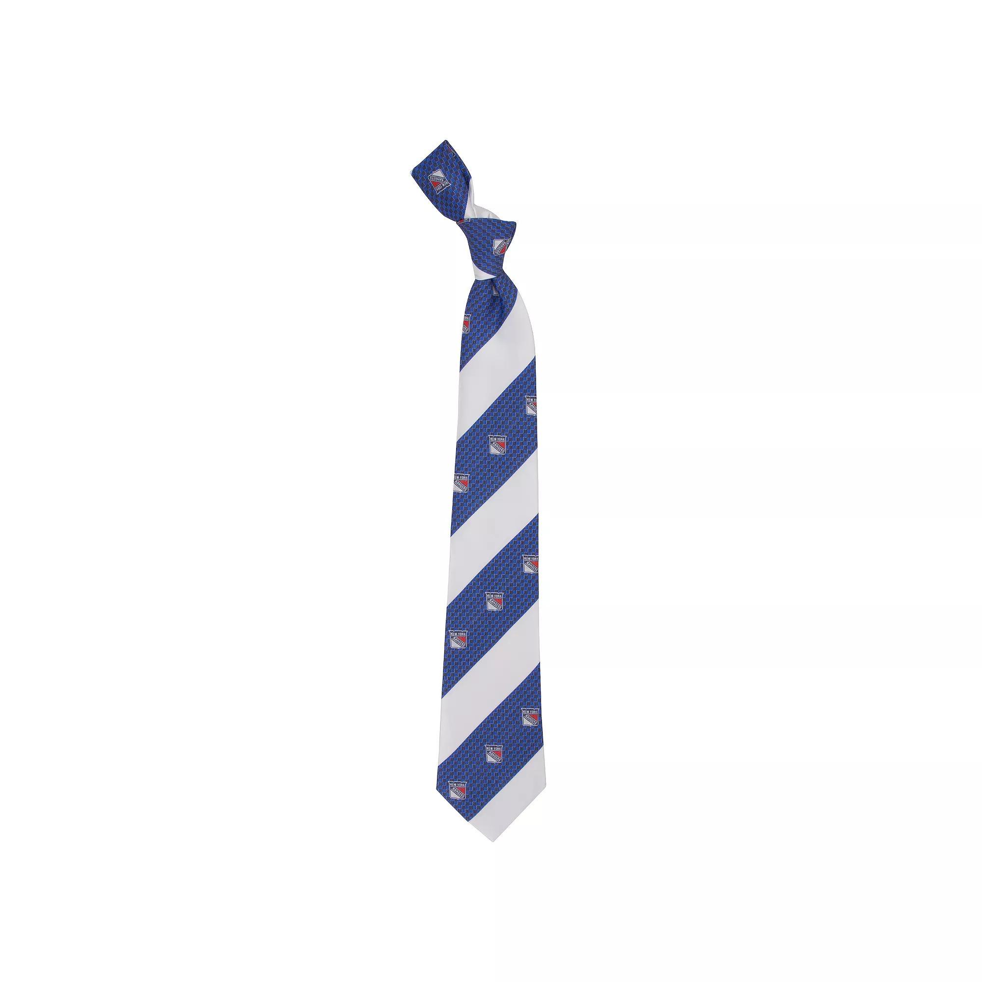 Men's New York Rangers Striped Tie, Ran Team Product Image