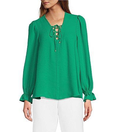 Trina Turk Zahara Top (Whitewash) Women's Clothing Product Image