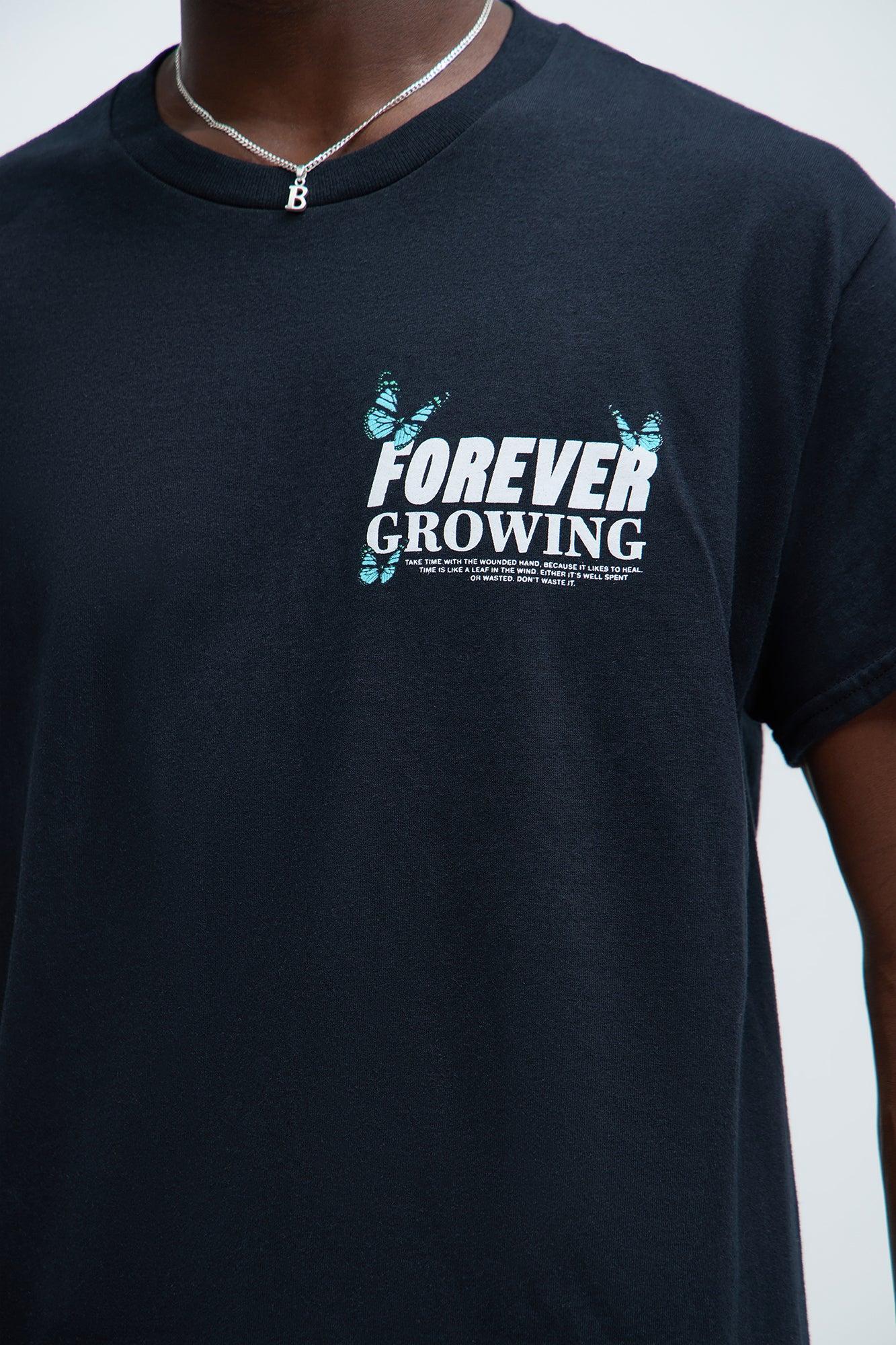 Forever Growing Short Sleeve Tee - Black Product Image
