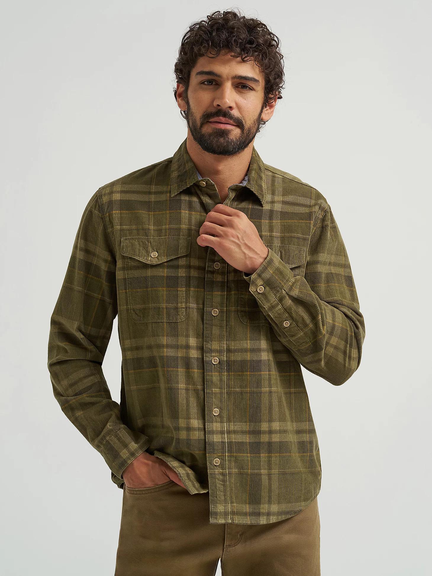 Men's Corduroy Shirt | Men's SHIRTS | Wrangler® Product Image