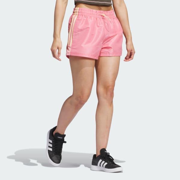 adidas Sunglass Pack Woven Shorts Semi Pink Spark XS Womens Product Image