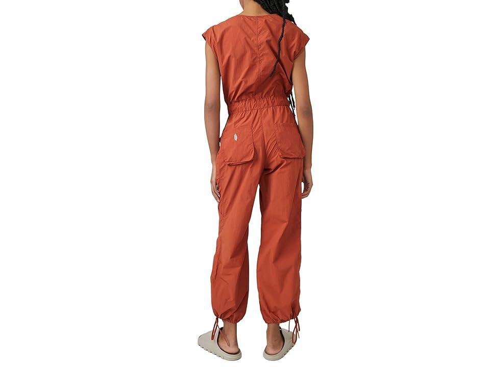 FP Movement Fly by Night Jumpsuit (Red Earth) Women's Jumpsuit & Rompers One Piece Product Image