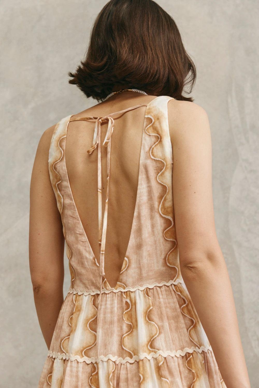 Marlowe Midi Dress Matelassé Product Image
