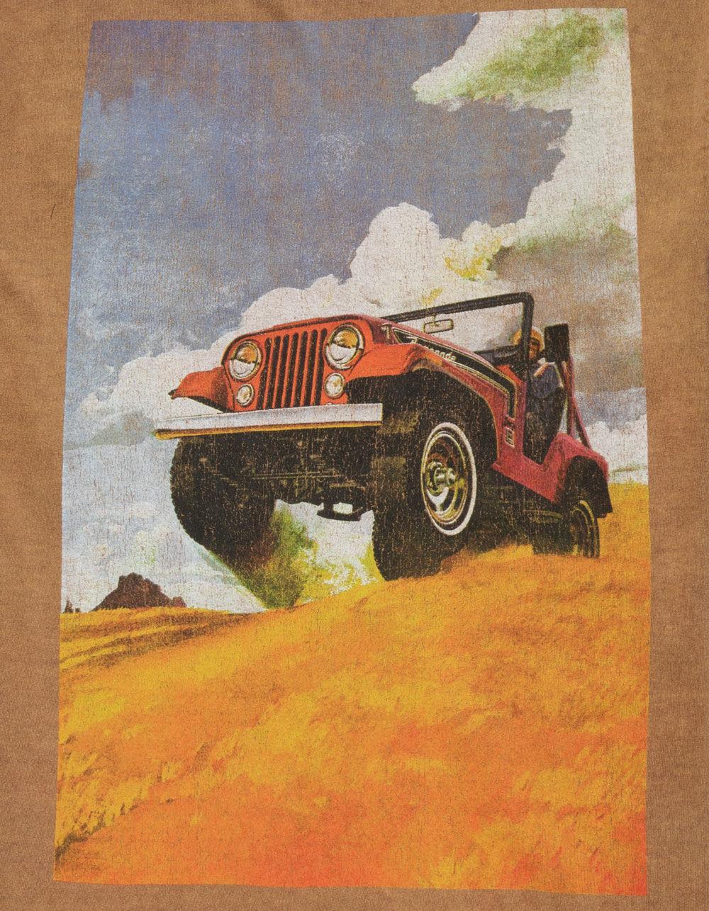 JEEP Mens Tee - BROWN Product Image
