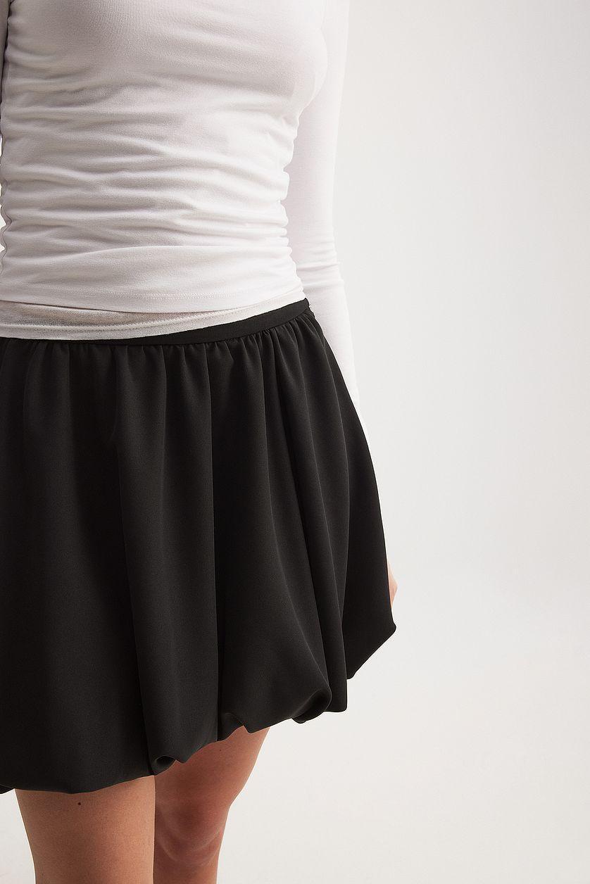 Bubble Hem Mini Skirt Product Image