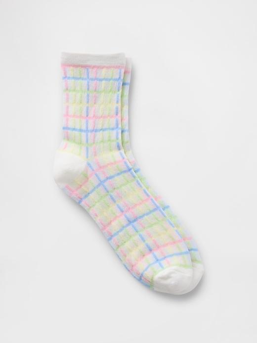 Sheer Half Crew Socks Product Image