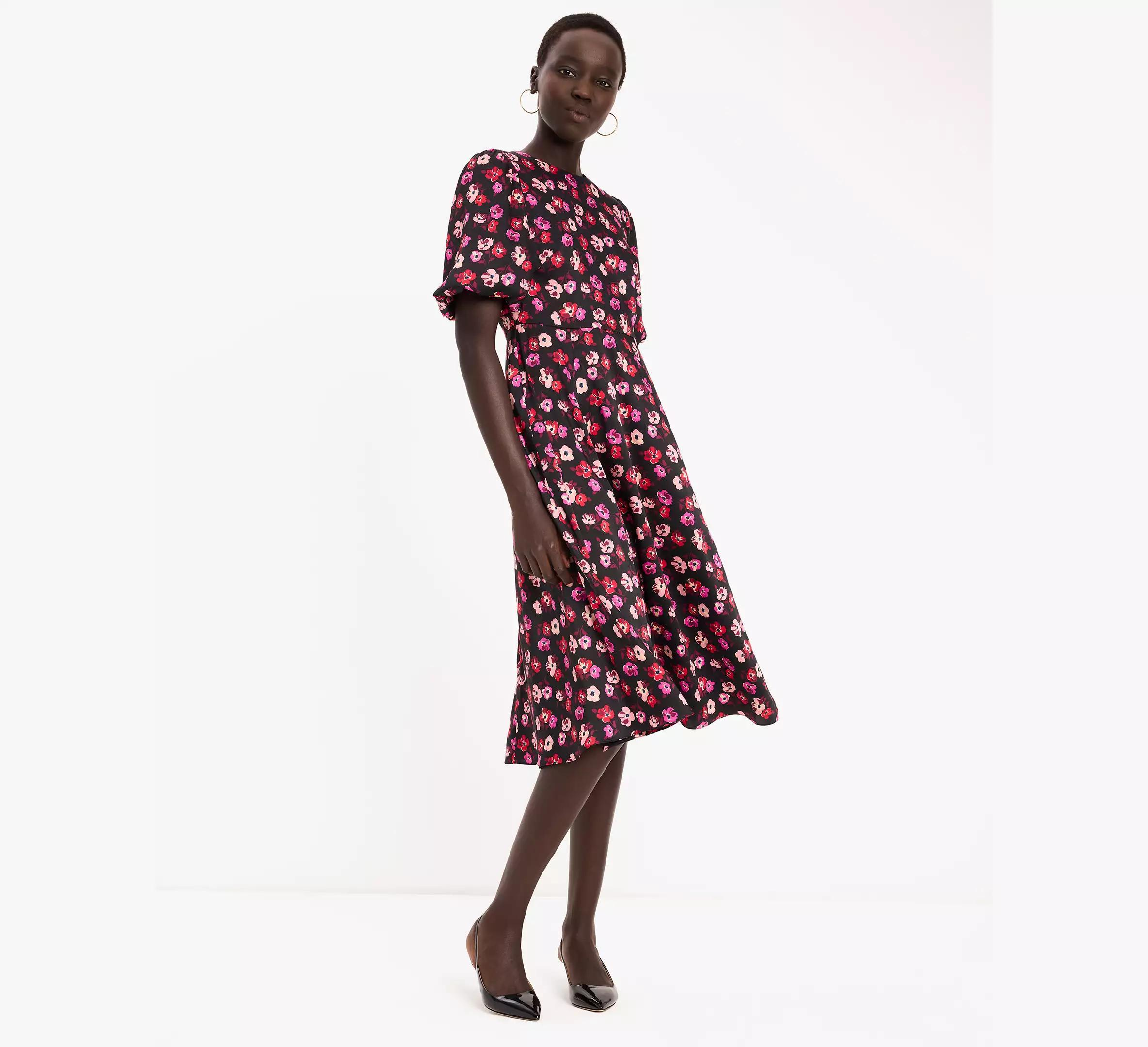 Autumn Paisley Twill Dress Product Image