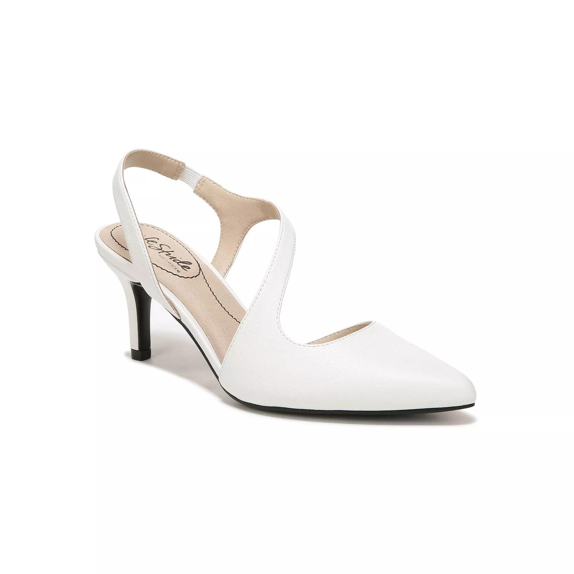 LifeStride Santorini Women's Slingback Heels, Size: 11, Bright White Product Image