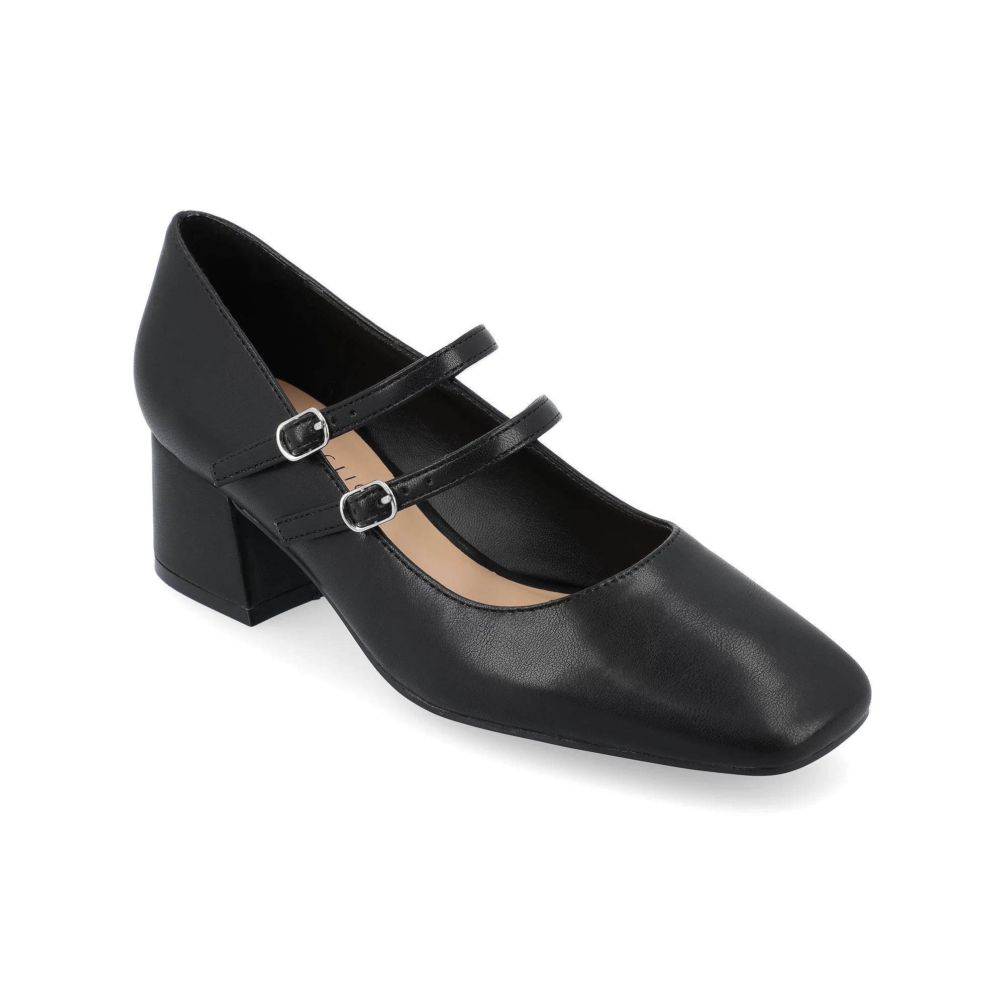 Journee Nally Womens Tru Comfort Foam Faux Leather Mary Jane Pumps Product Image