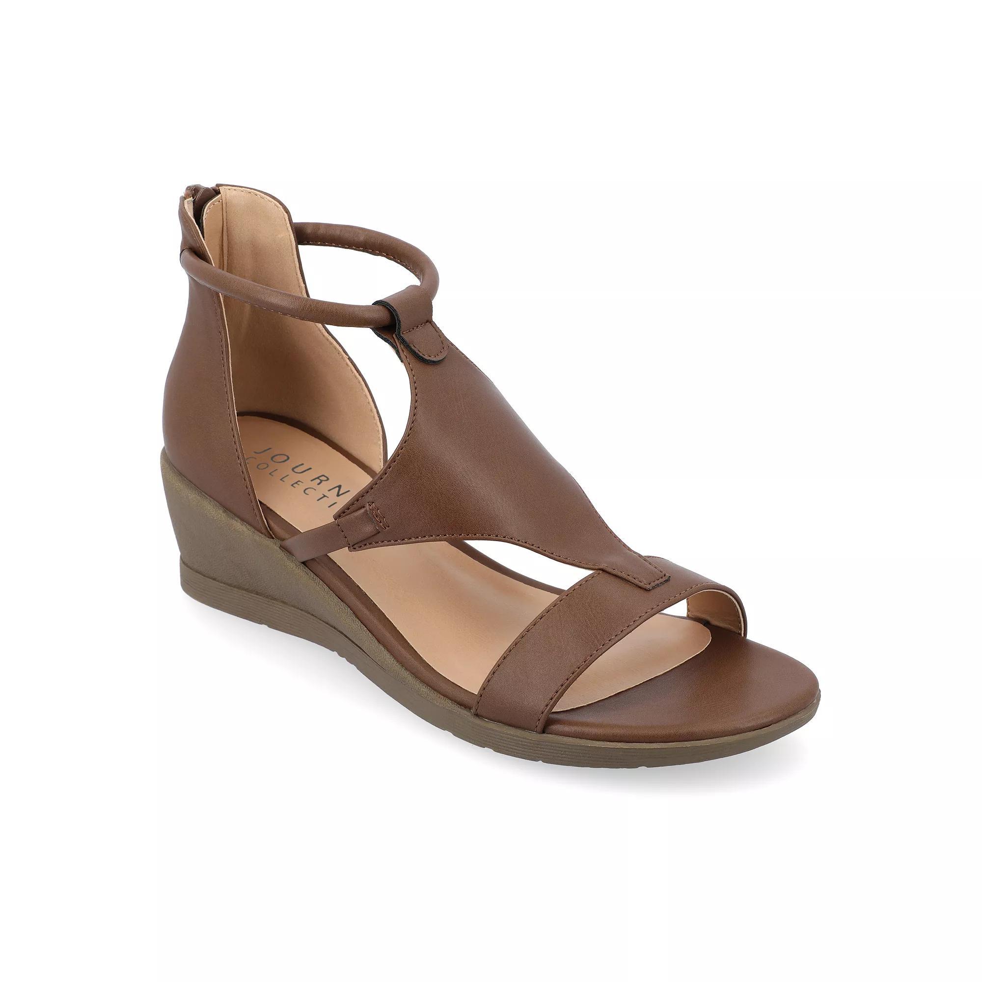 Journee Trayle Womens Wedge Sandals Product Image