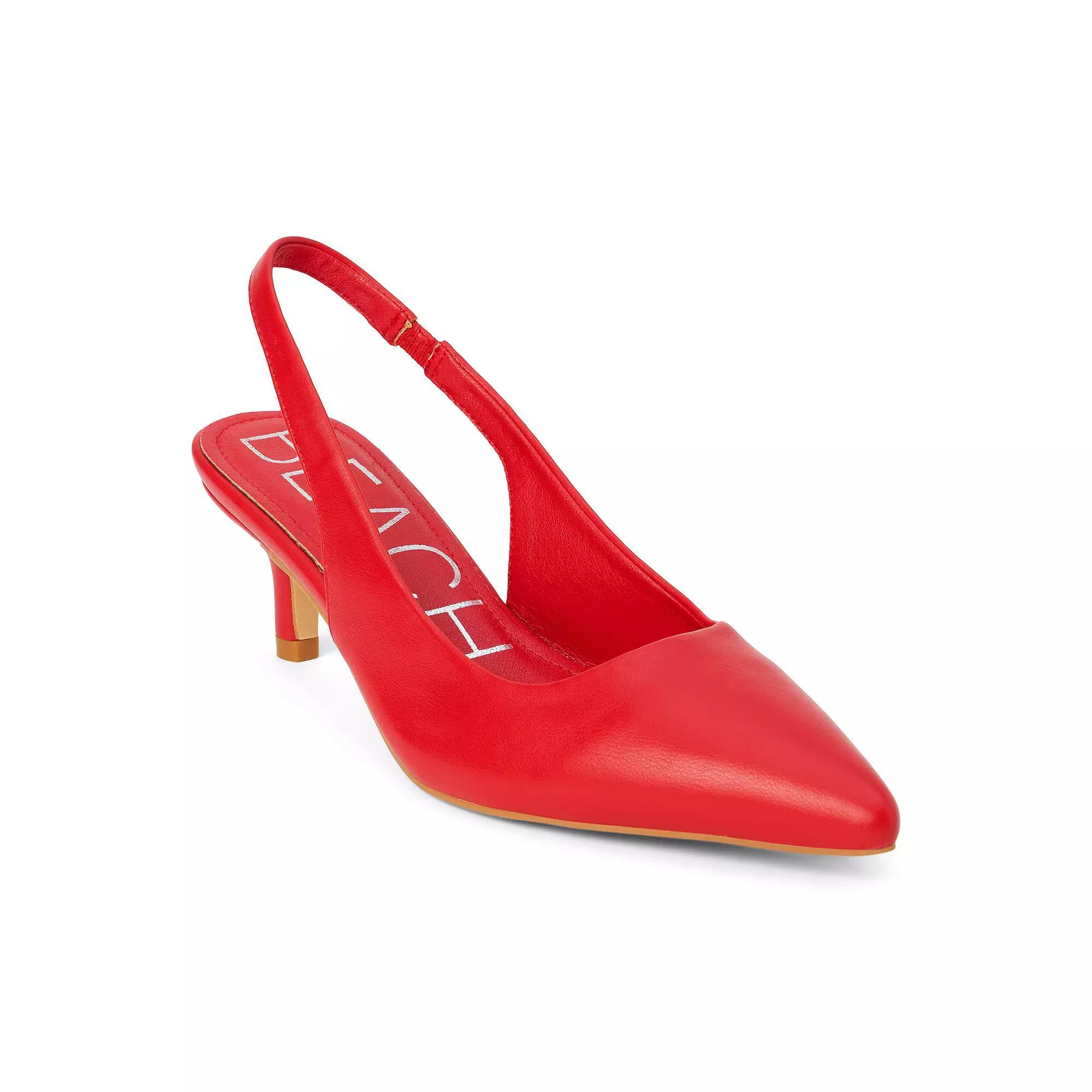 Beach by Matisse Grazia Women's Slingback Kitten Heels, Size: 8, Red Product Image