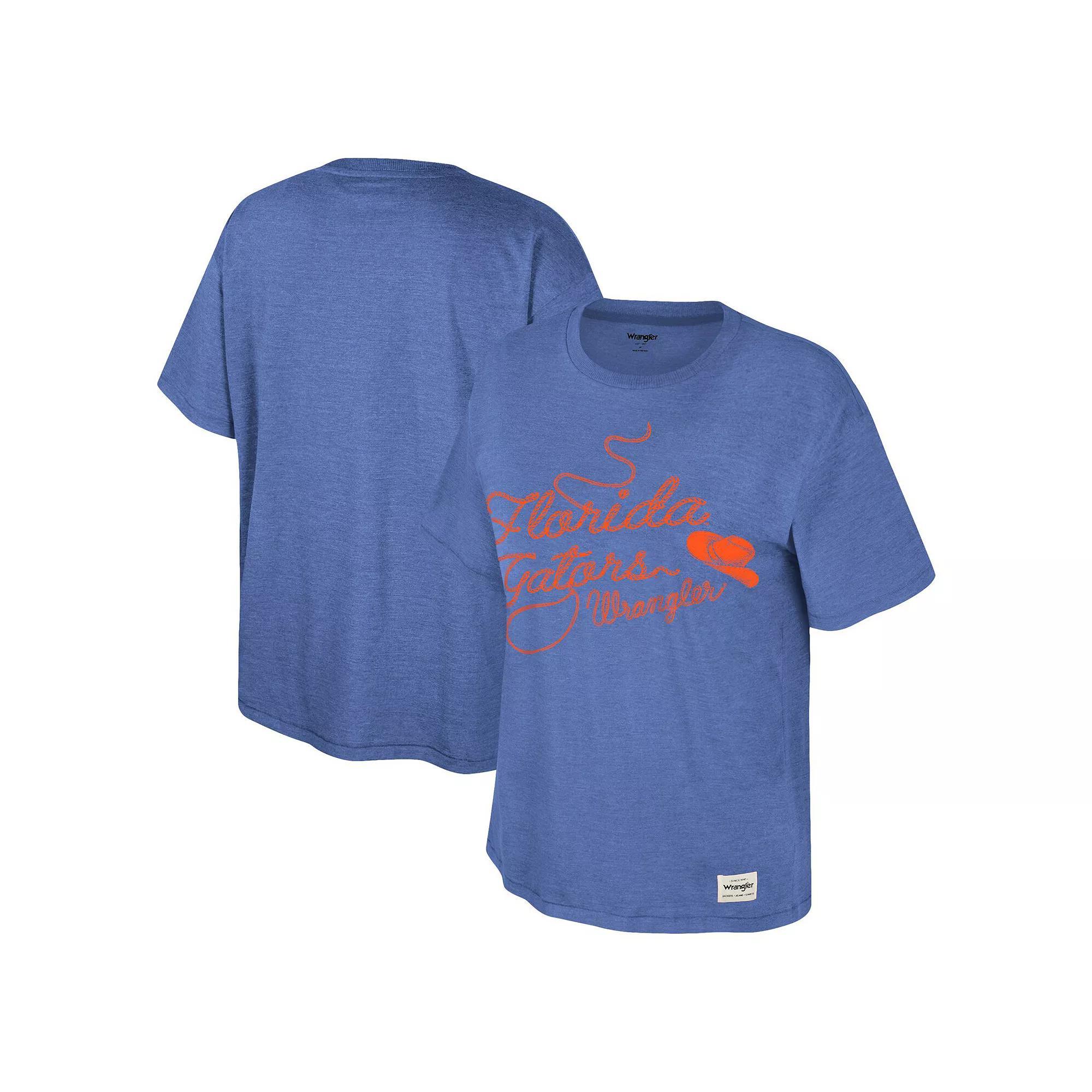 Women's Colosseum x Wrangler Royal Florida Gators Lasso Oversized T-Shirt, Size: Small, Blue Product Image