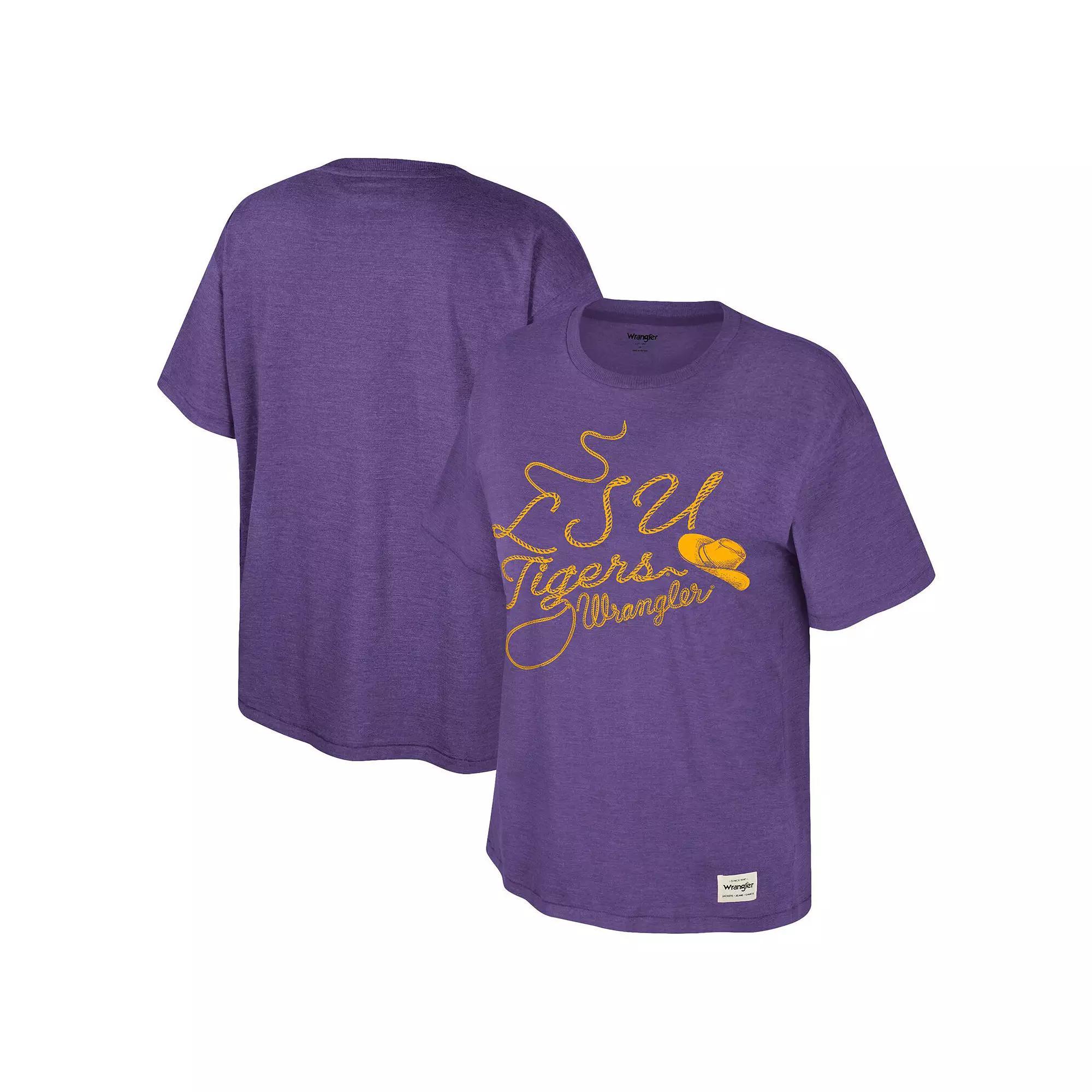 Women's Colosseum x Wrangler Purple LSU Tigers Lasso Oversized T-Shirt, Size: Small Product Image