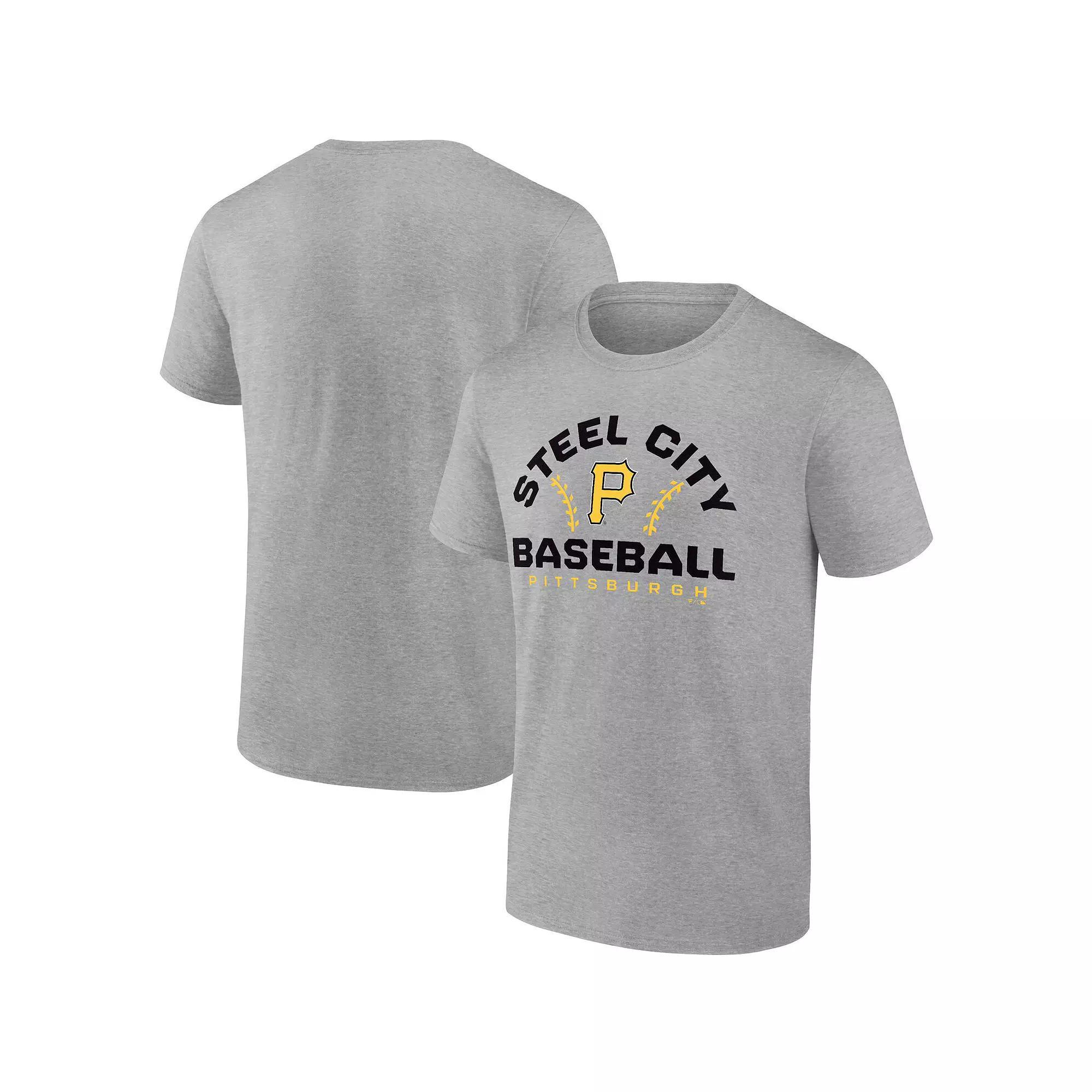 Men's Fanatics Branded Heathered Gray San Diego Padres Iconic Go for Two T-Shirt, Size: Medium, Grey Product Image