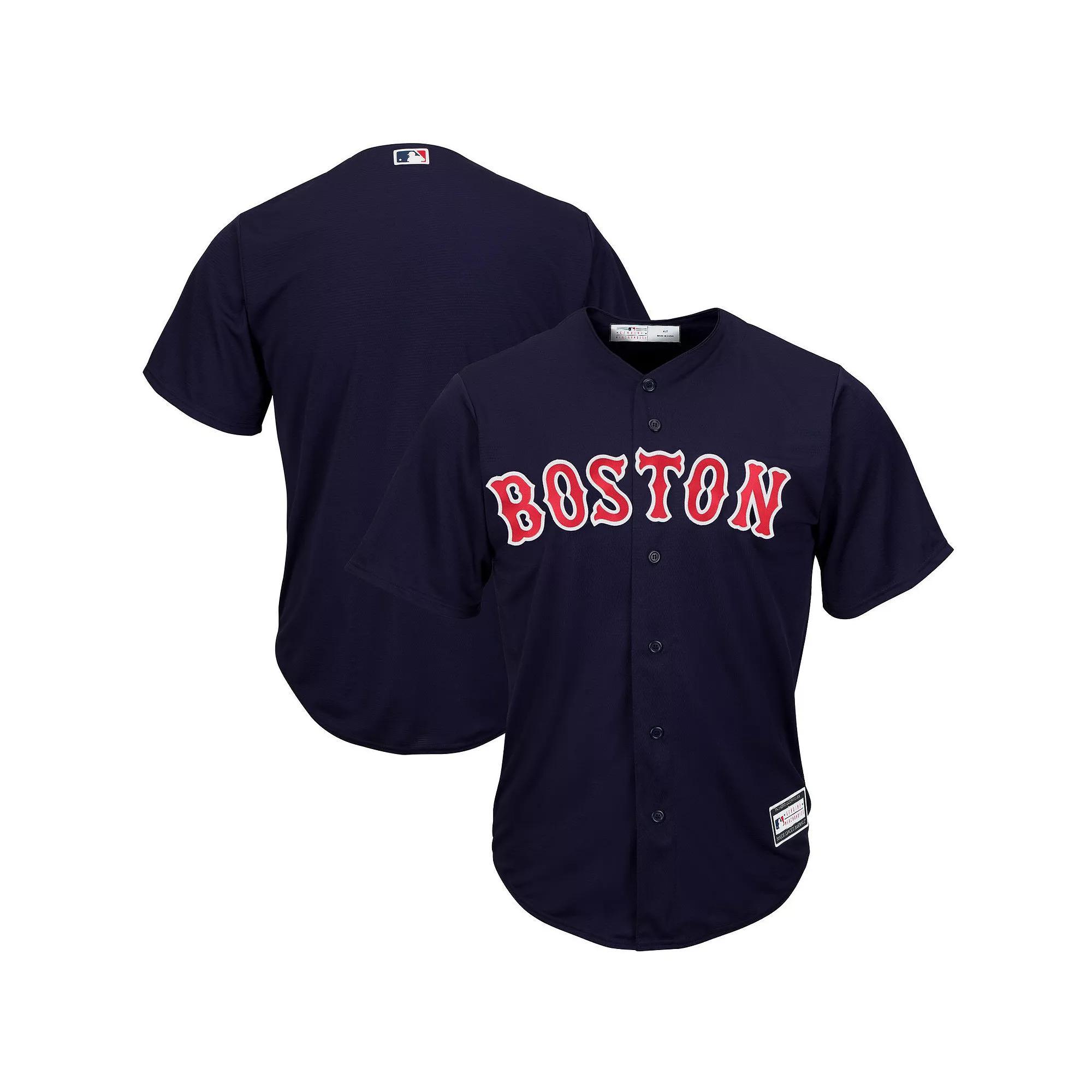 Men's Navy Boston Red Sox Big & Tall Replica Team Jersey, Size: 6XB, Blue Product Image
