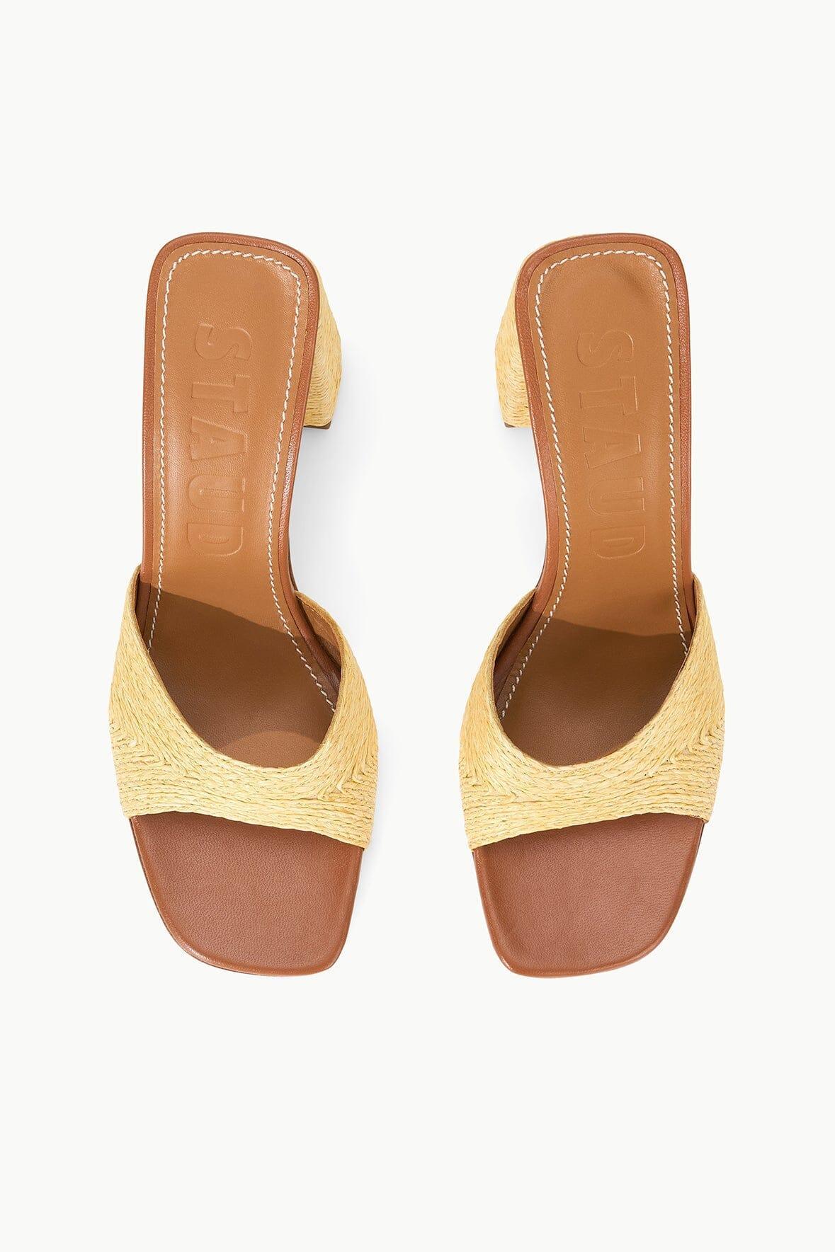 SLOANE HEEL | NATURAL RAFFIA Product Image