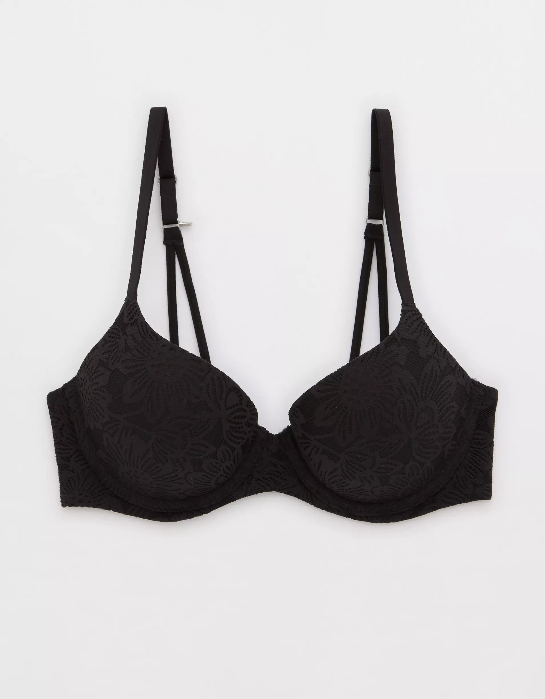 Sunnie Bloom Lace Strappy Demi Push Up Bra Product Image