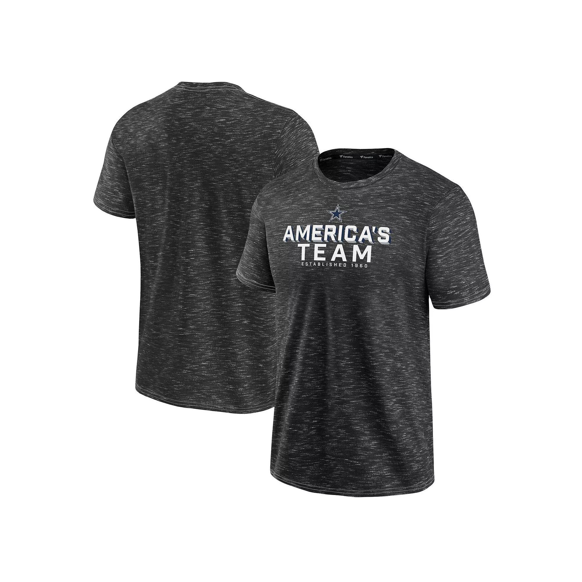 Men's Fanatics Branded Charcoal Dallas Cowboys Component T-Shirt, Size: Large Product Image