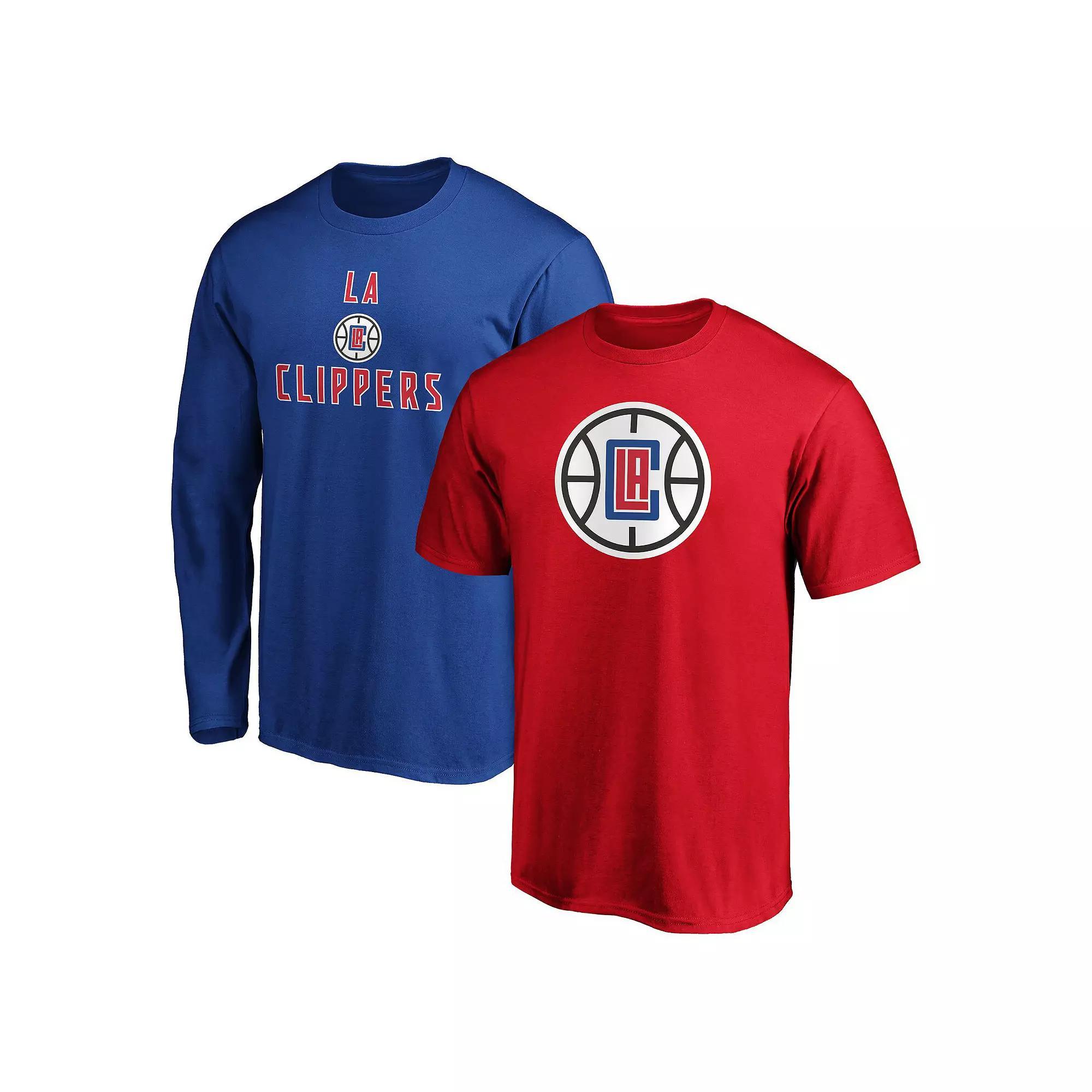 Mens Fanatics Branded /Royal LA Clippers T-Shirt Combo Pack Product Image
