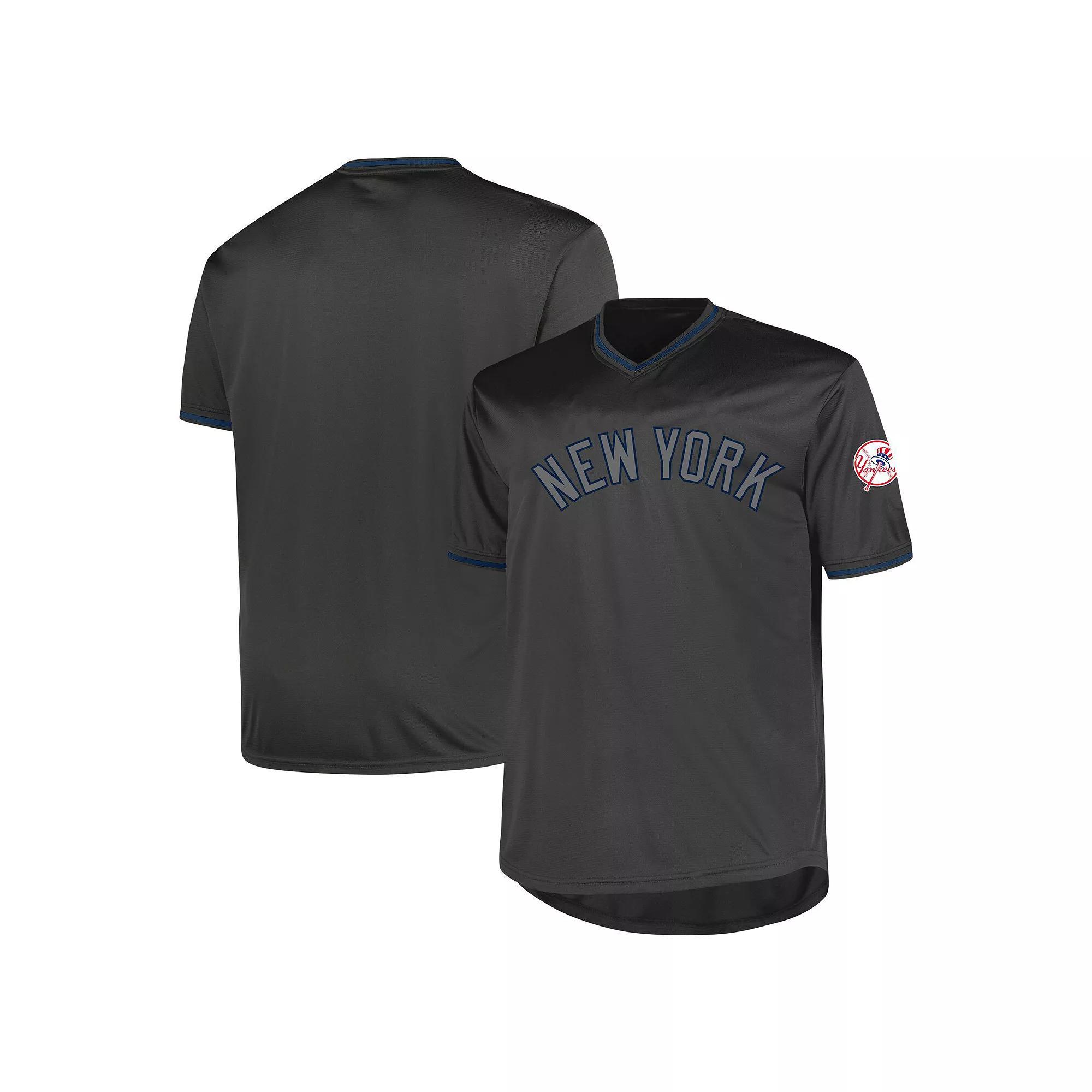Men's Profile Black New York Yankees Big & Tall Pop Fashion Jersey, Size: 5XLT Product Image