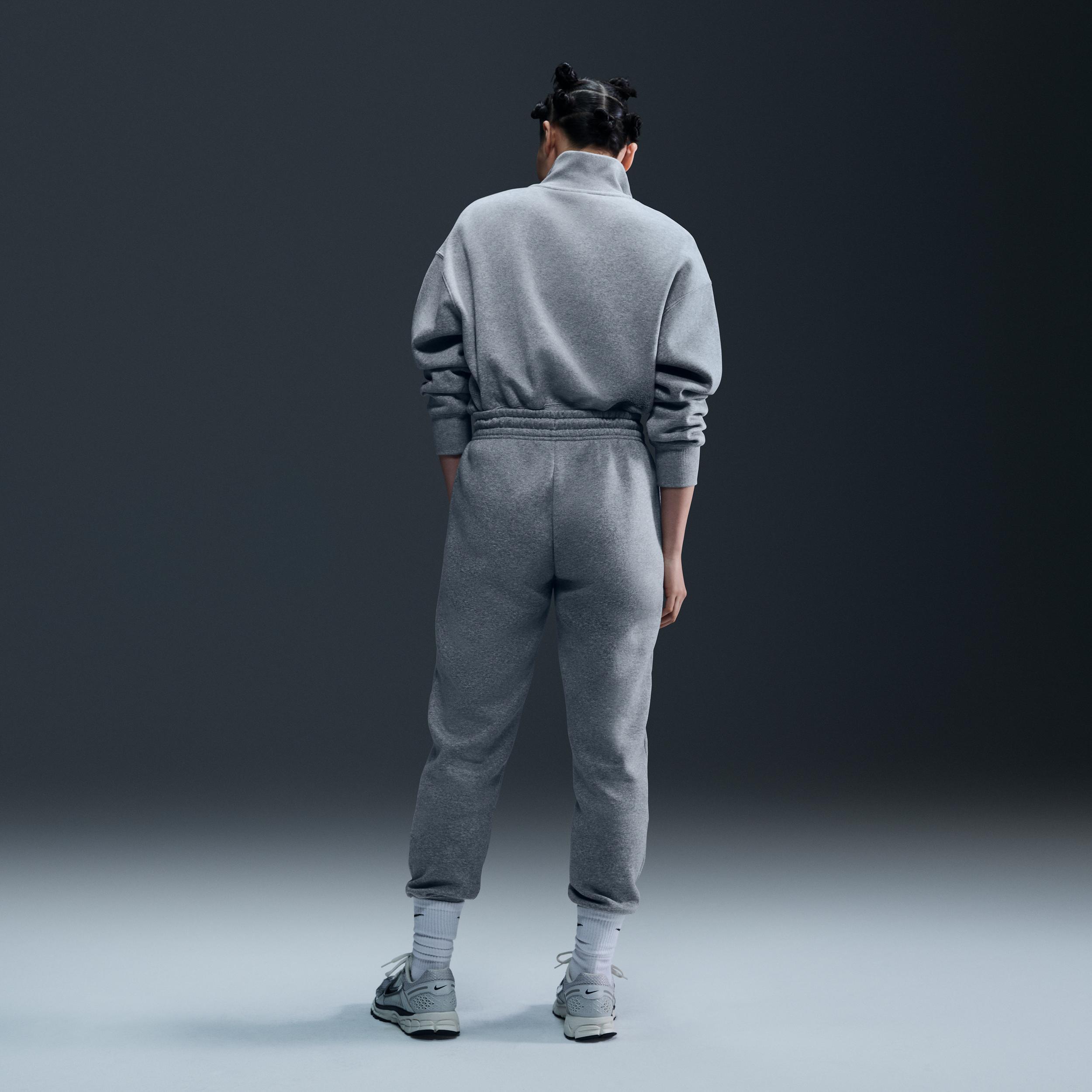 Womens Nike Sportswear Phoenix Fleece 1/4-Zip Cropped Sweatshirt Product Image