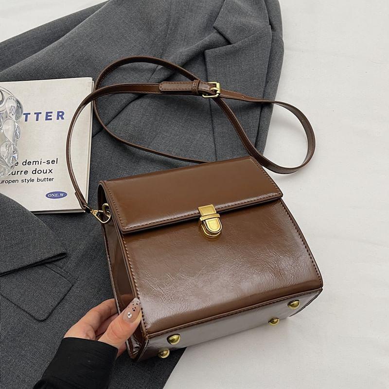 Faux Leather Crossbody Bag Product Image